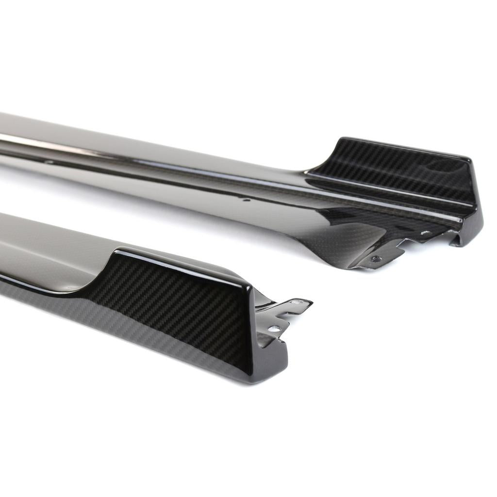 Carbon Fiber Porsche 981 Cayman GT4 Side Rocker Extensions/ Side Skirt 2015-2016-Side Rocker Extensions-Grocery Getter Performance