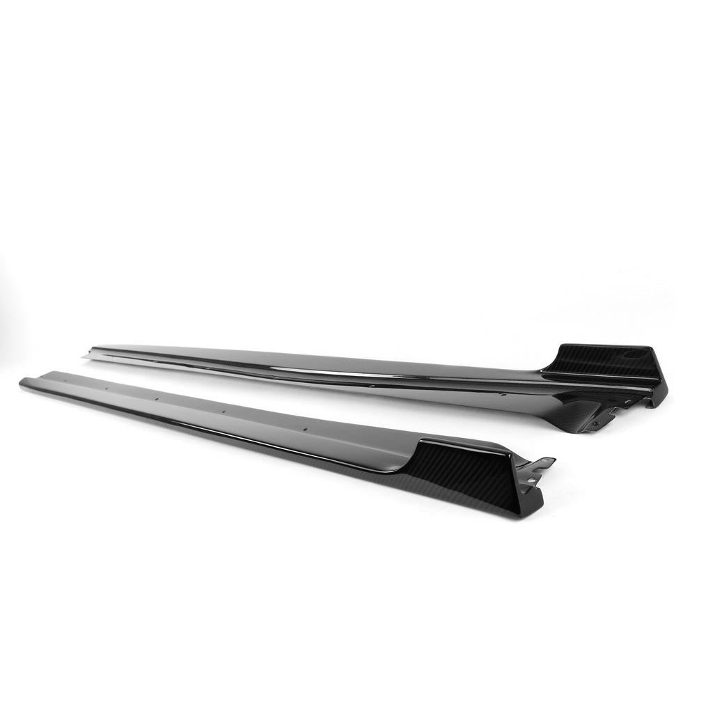 Carbon Fiber Porsche 981 Cayman GT4 Side Rocker Extensions/ Side Skirt 2015-2016-Side Rocker Extensions-Grocery Getter Performance