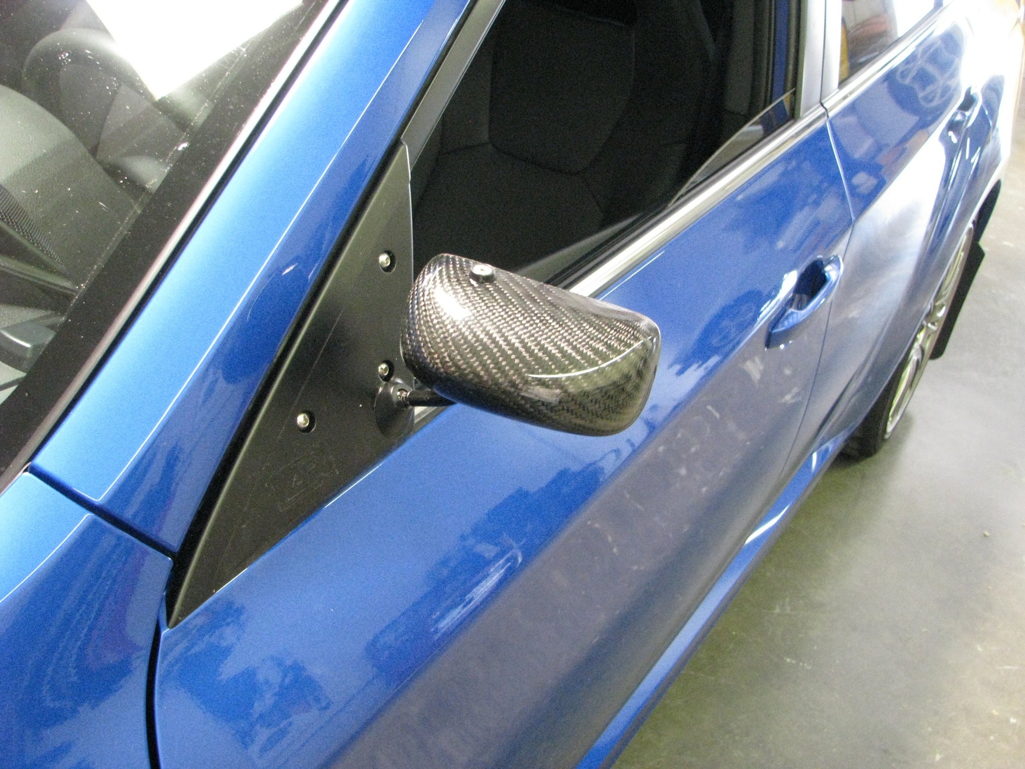 Carbon Fiber Subaru Impreza WRX/ STI Formula GT3 Carbon Fiber Mirror/Black 2008-2014-Formula GT3 Mirrors-Grocery Getter Performance