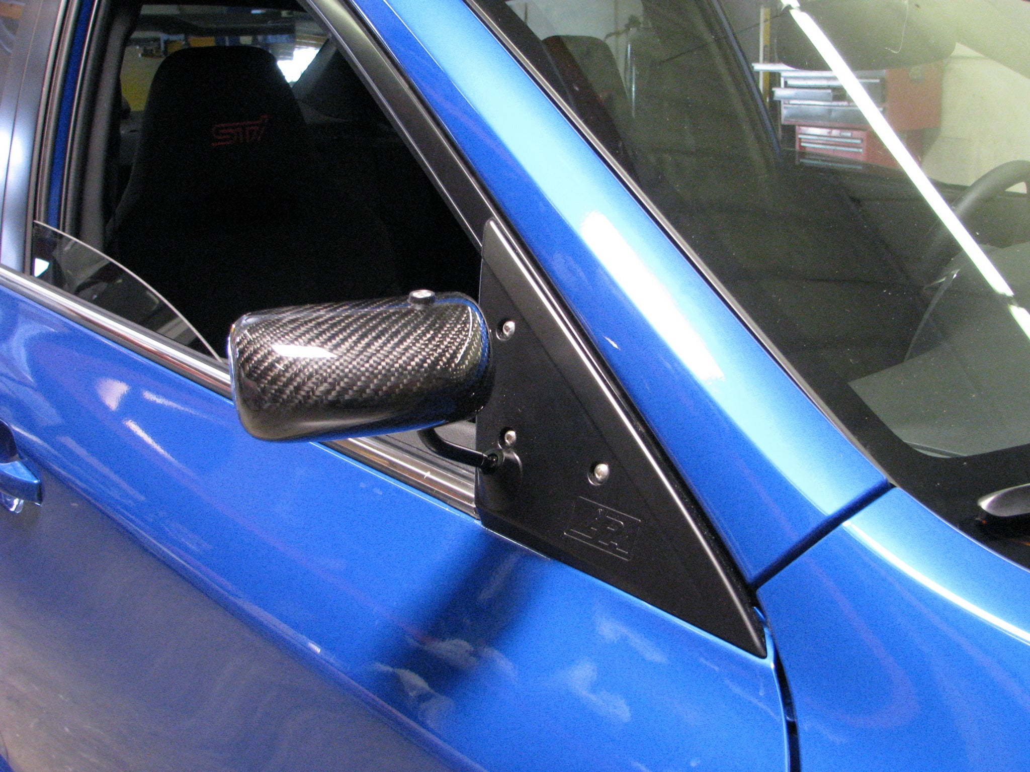 Carbon Fiber Subaru Impreza WRX/ STI Formula GT3 Carbon Fiber Mirror/Black 2008-2014-Formula GT3 Mirrors-Grocery Getter Performance