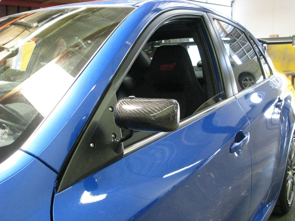 Carbon Fiber Subaru Impreza WRX/STI Formula GT3 Carbon Fiber Mirror/Black 2002-2007-Formula GT3 Mirrors-Grocery Getter Performance