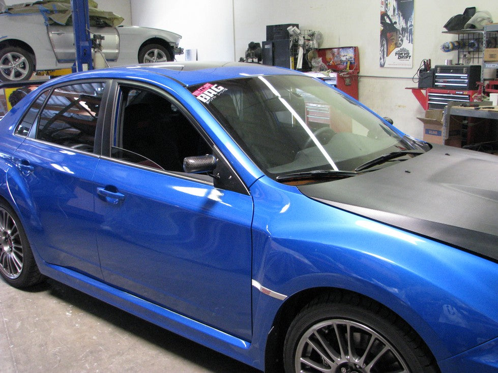 Carbon Fiber Subaru Impreza WRX/STI Formula GT3 Carbon Fiber Mirror/Black 2002-2007-Formula GT3 Mirrors-Grocery Getter Performance