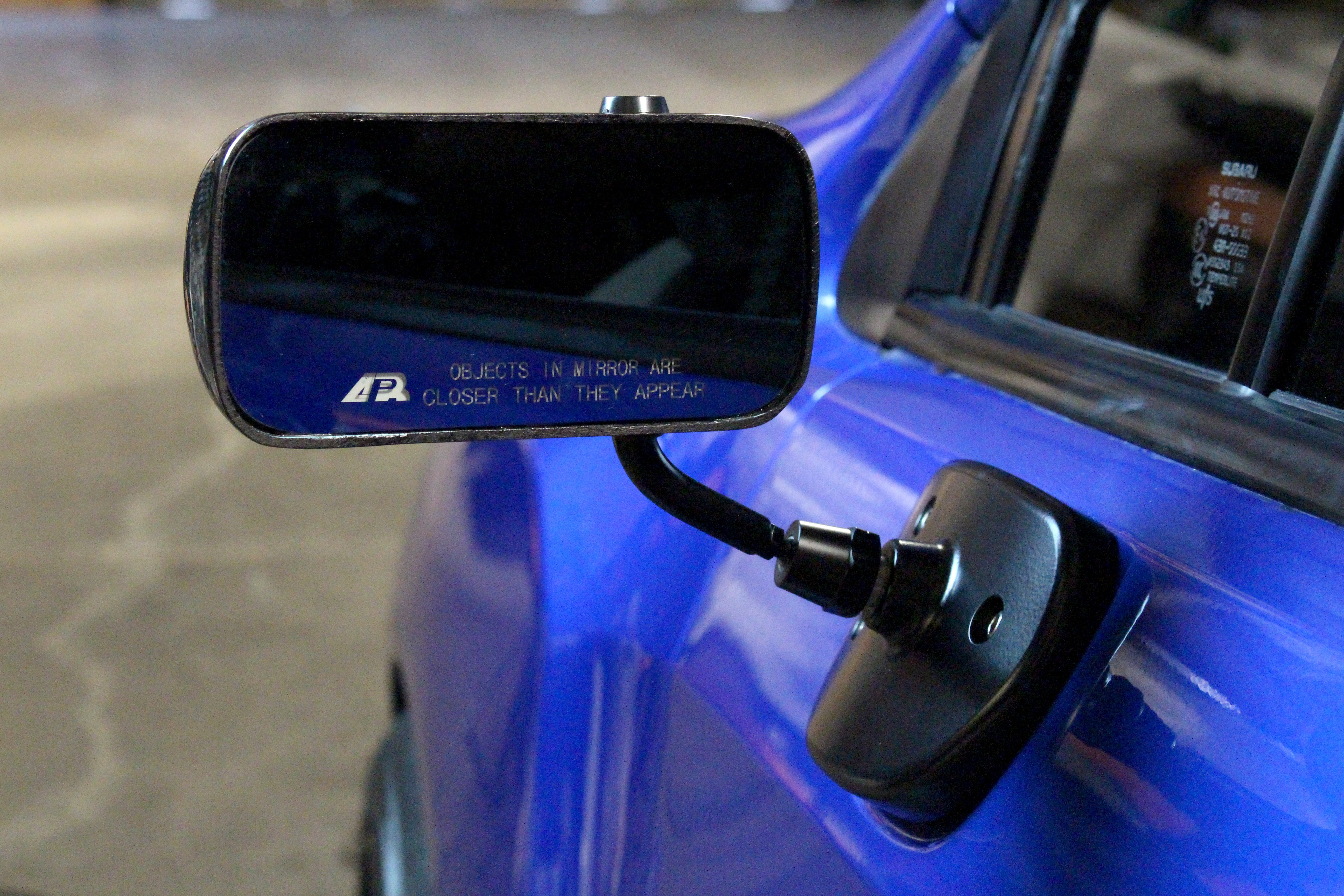 Carbon Fiber Subaru WRX Formula GT3 Carbon Fiber Mirror/Black 2015-2021-Formula GT3 Mirrors-Grocery Getter Performance