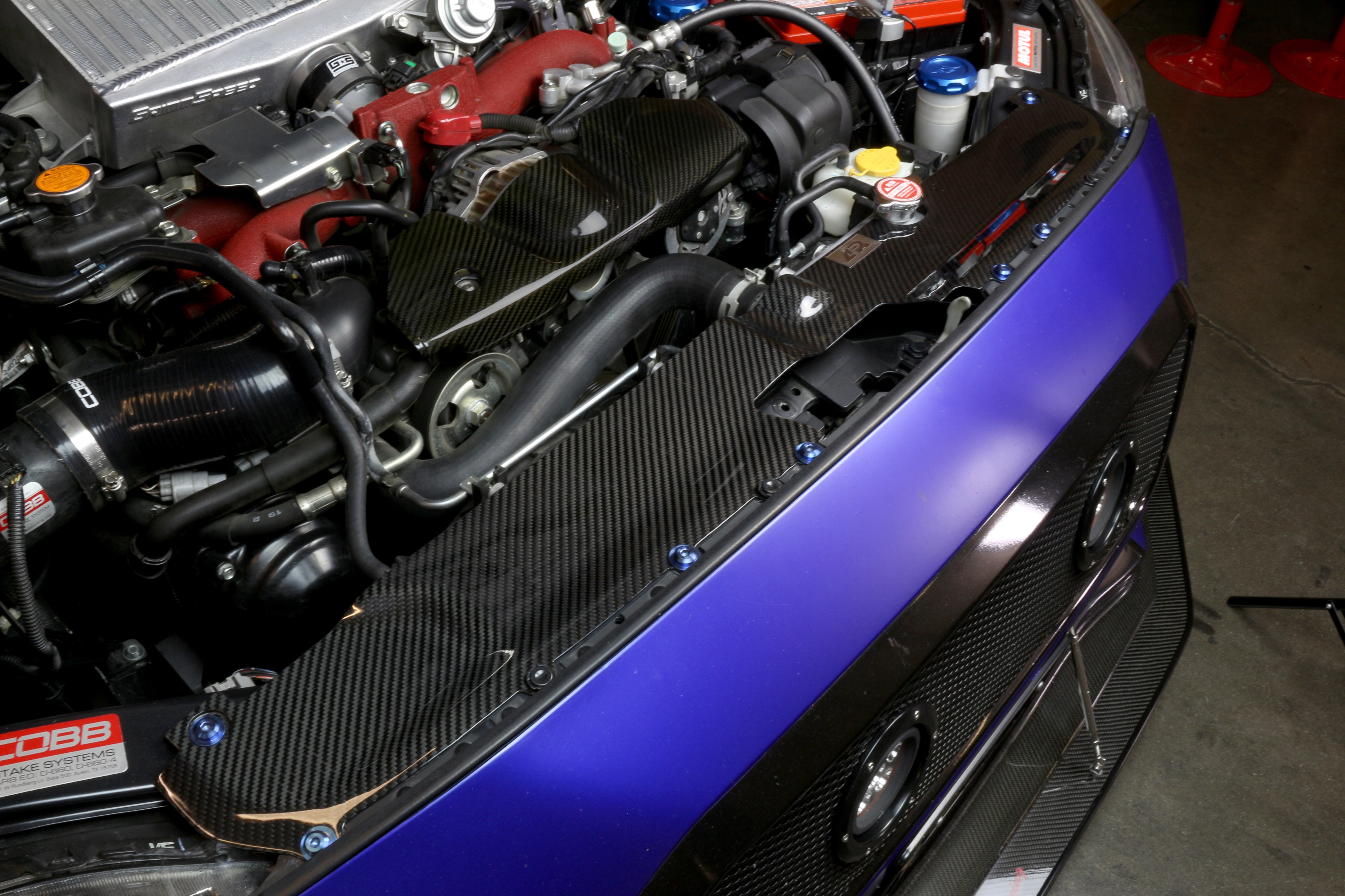 Carbon Fiber Subaru WRX/ STI Radiator Cooling Shroud 2015-2021-Cooling Plate-Grocery Getter Performance