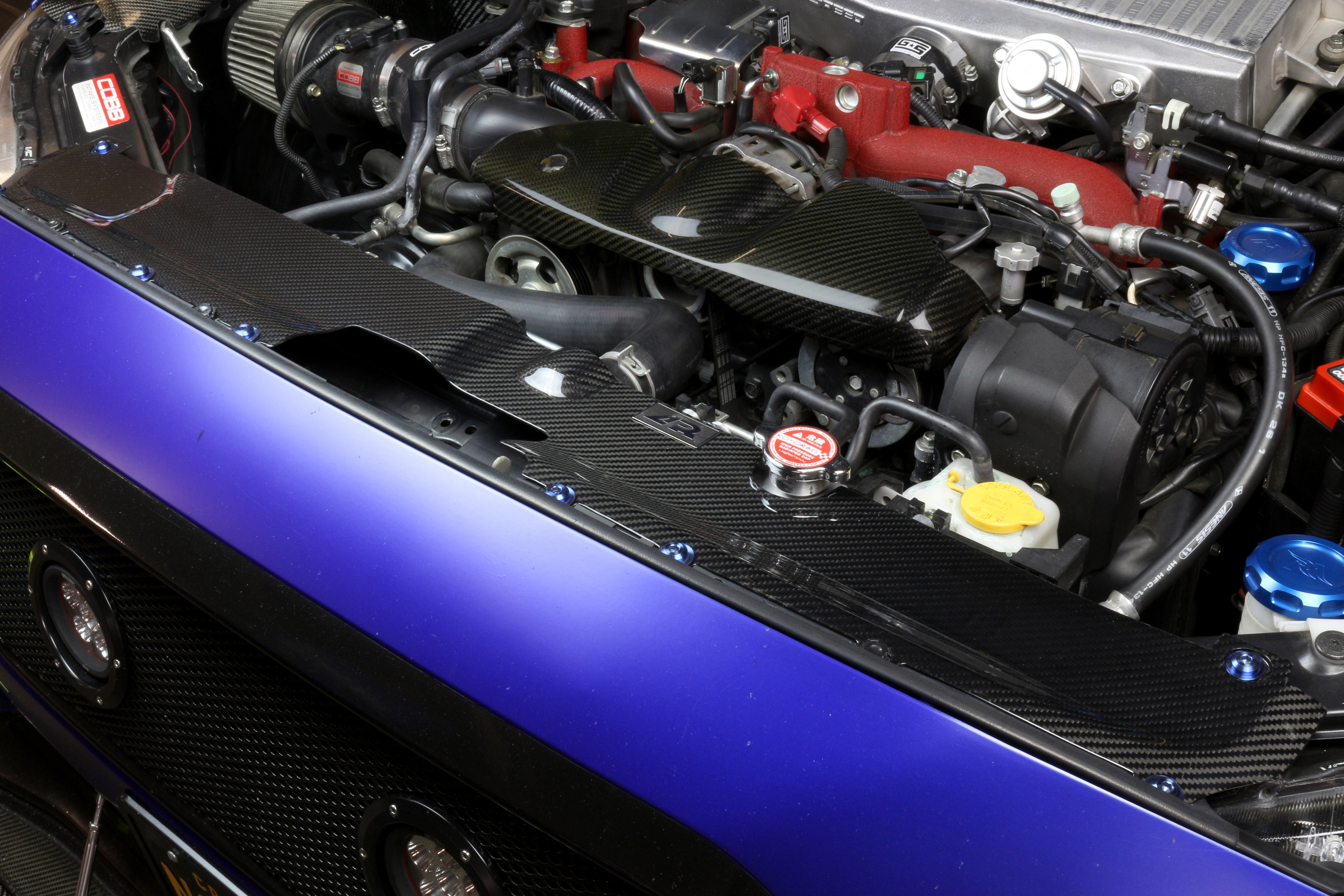 Carbon Fiber Subaru WRX/ STI Radiator Cooling Shroud 2015-2021-Cooling Plate-Grocery Getter Performance