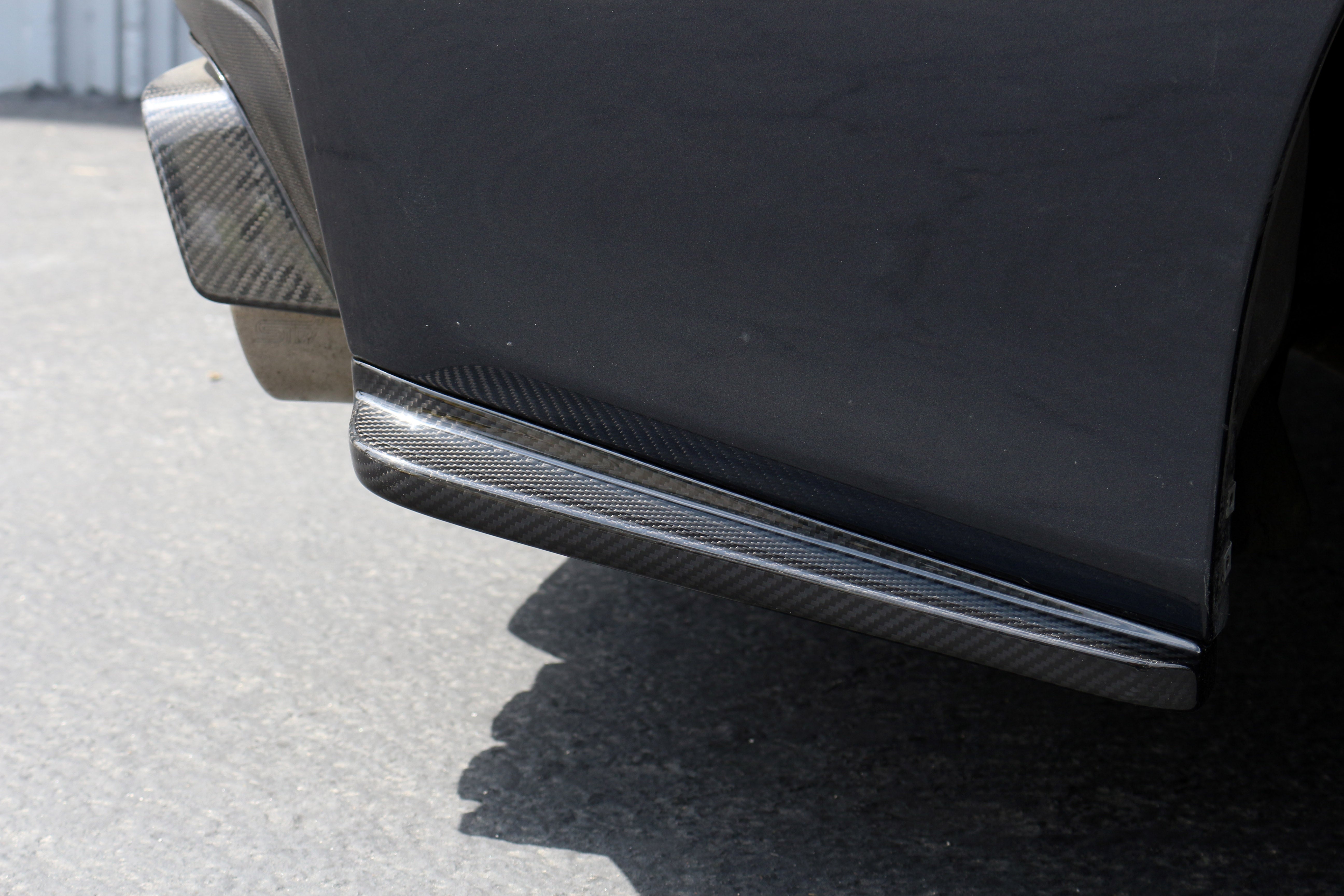 Carbon Fiber Subaru WRX /STI Rear Bumper Skirts 2015-21-Side Rocker Extensions-Grocery Getter Performance