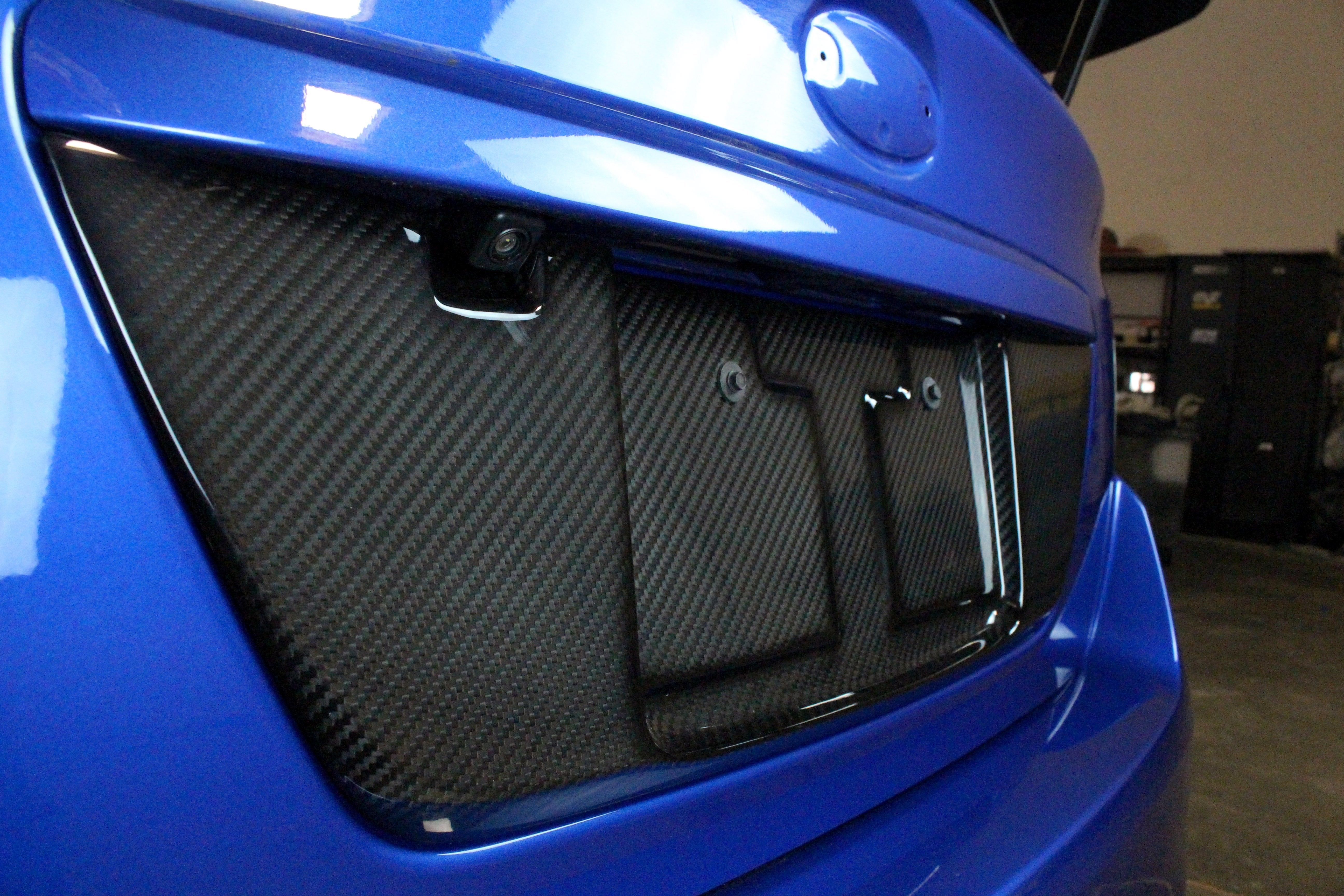 Carbon Fiber Subaru WRX/ STI Sedan License Plate Frame 2015-2021-License plate backing-Grocery Getter Performance