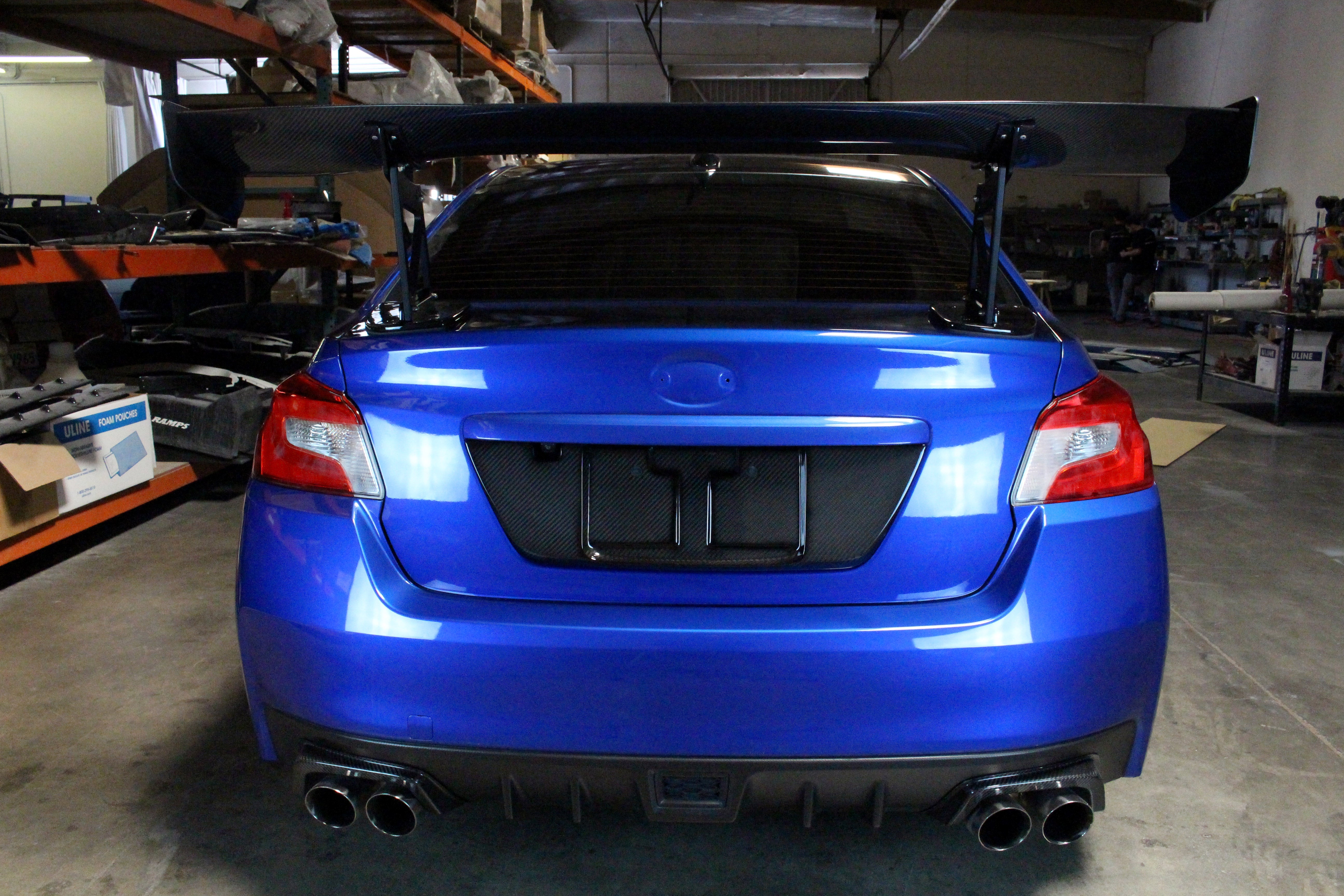 Carbon Fiber Subaru WRX/ STI Sedan License Plate Frame 2015-2021-License plate backing-Grocery Getter Performance