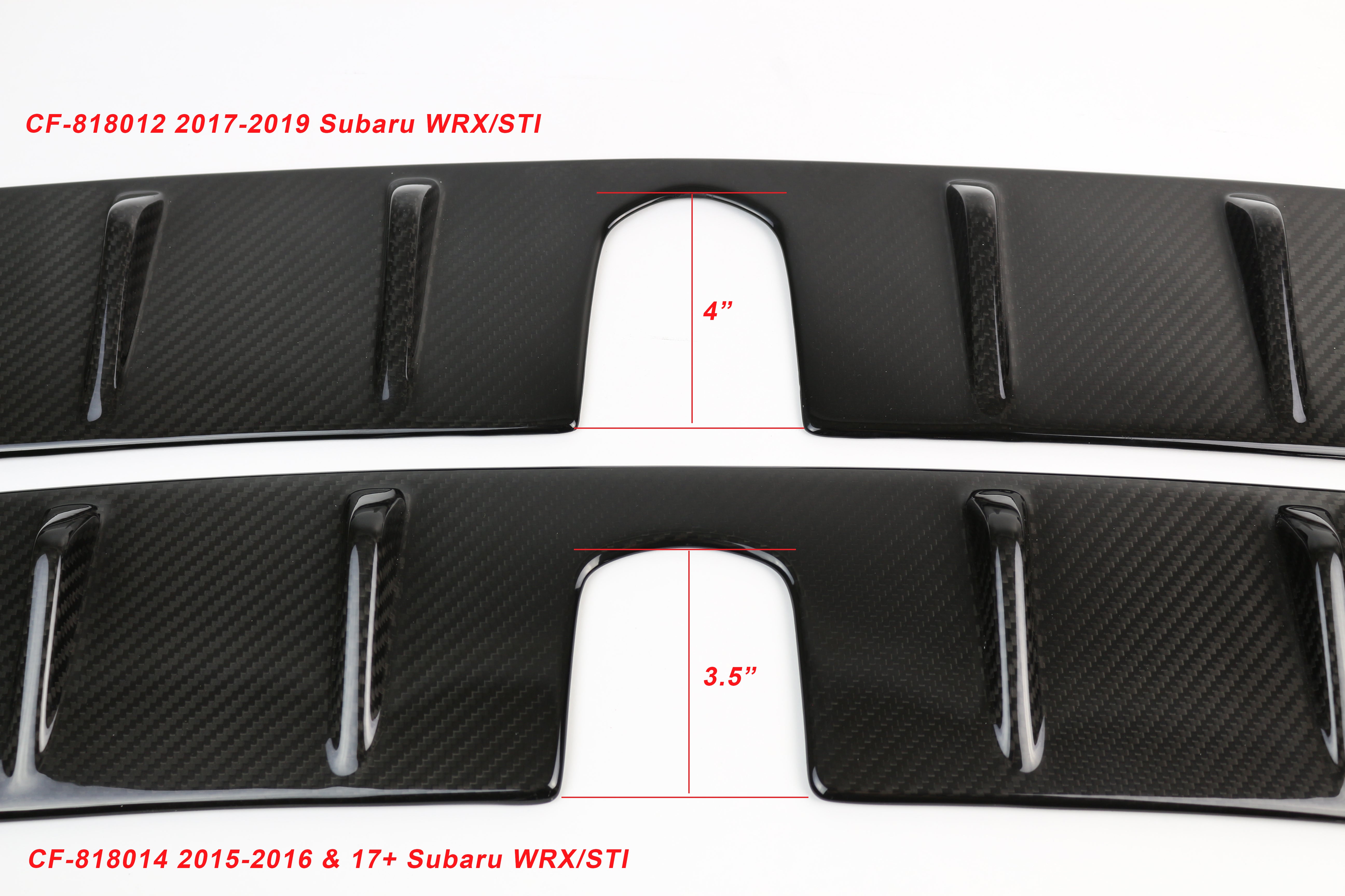Carbon Fiber Subaru WRX/ STI Vortex Generator 2017-2021-Vortex Generator-Grocery Getter Performance