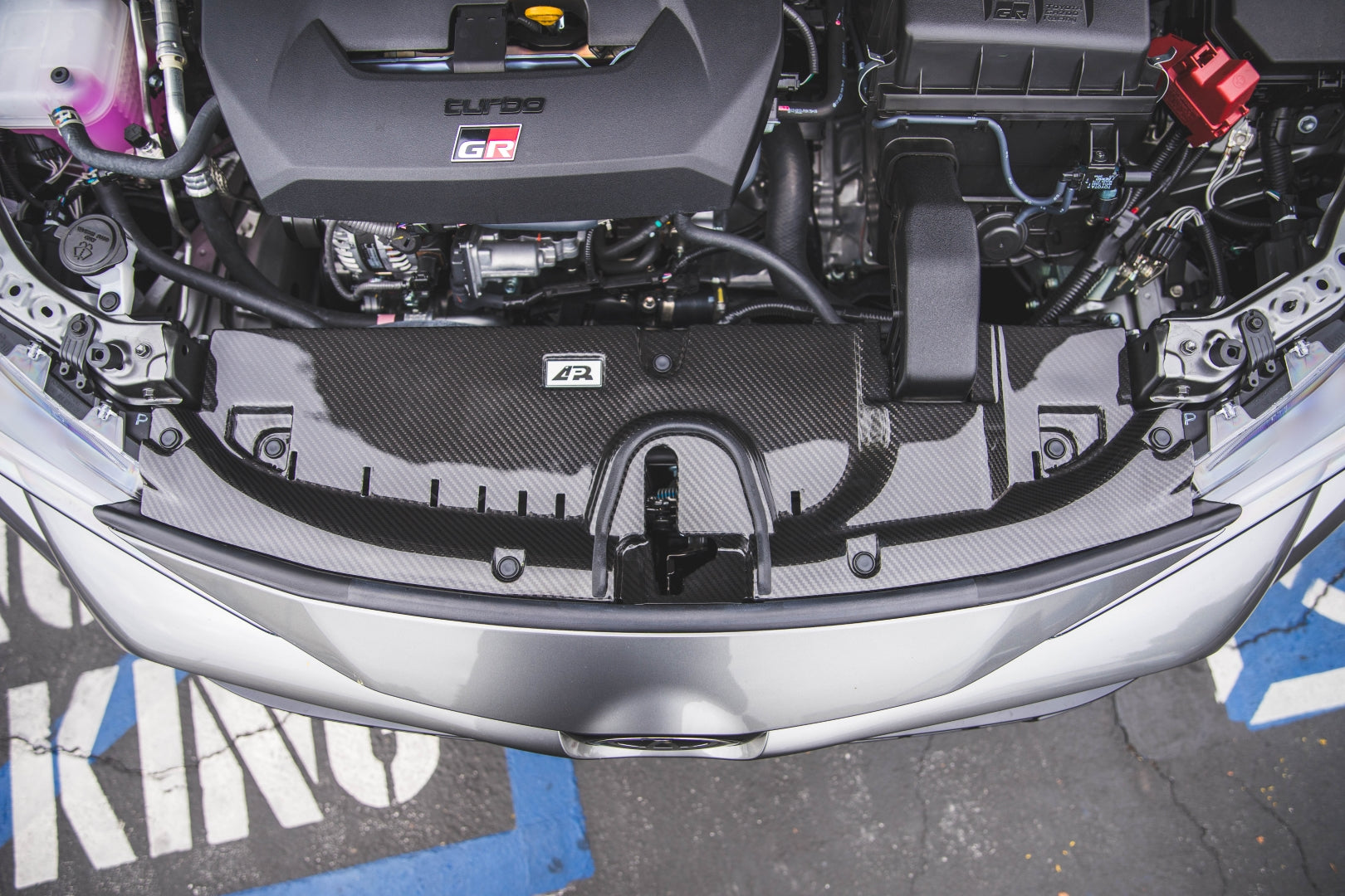 Carbon Fiber Toyota GR Corolla Carbon Fiber Cooling Plate 2023 - Current-Cooling Plate-Grocery Getter Performance