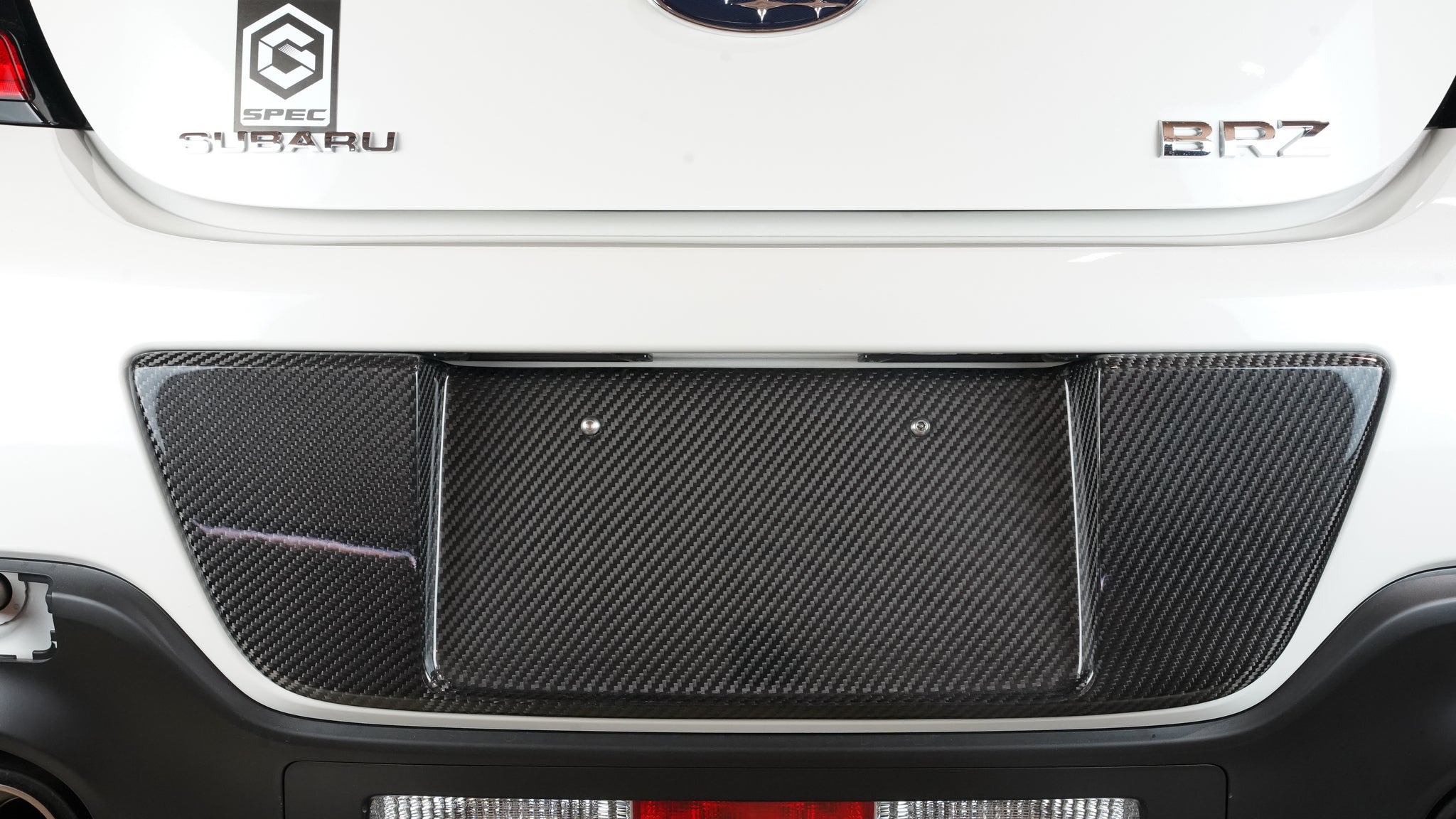 Carbon Fiber Toyota GR86/ Subaru BRZ License Plate Frame 2022+-License plate backing-Grocery Getter Performance