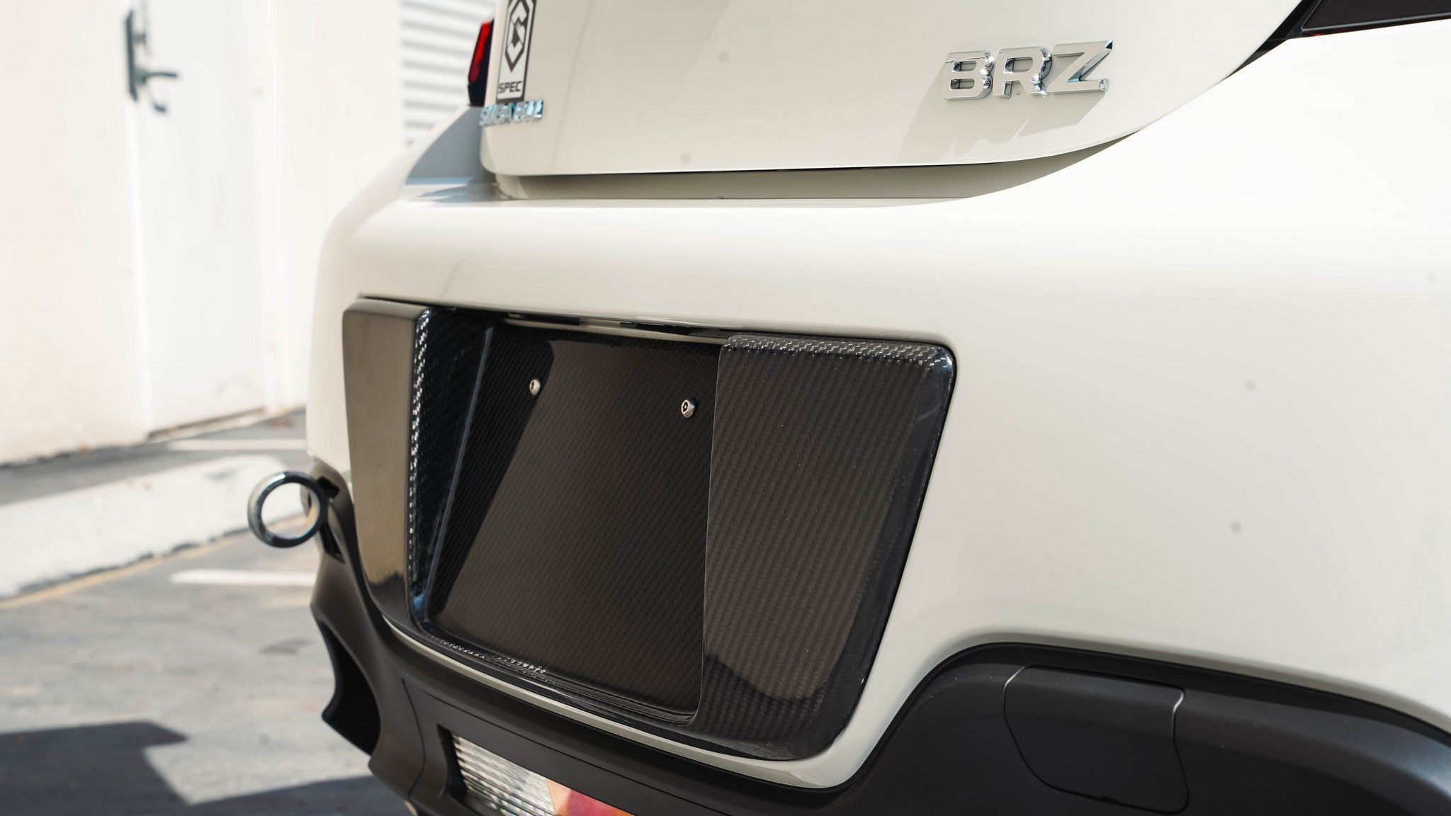 Carbon Fiber Toyota GR86/ Subaru BRZ License Plate Frame 2022+-License plate backing-Grocery Getter Performance