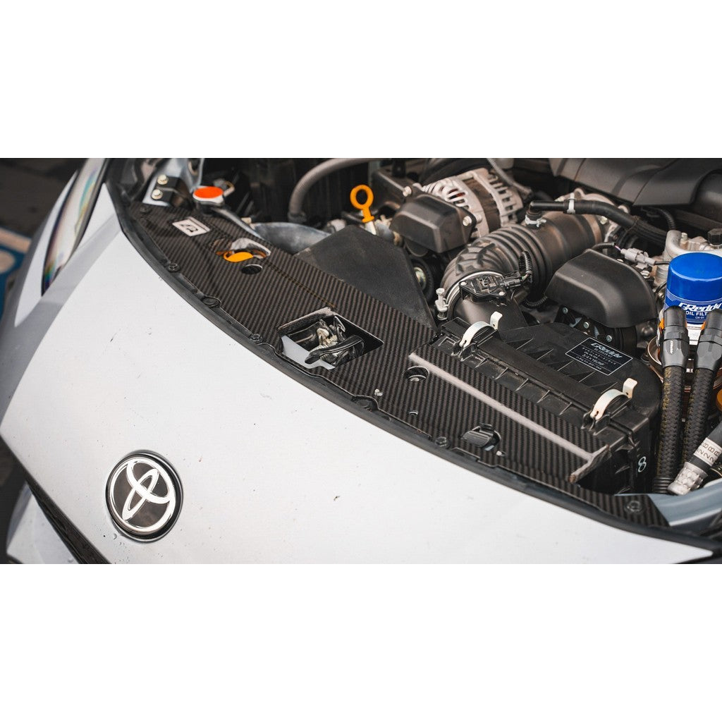 Carbon Fiber Toyota GR86 / Subaru BRZ Radiator Cooling Plate 2022+-Cooling Plate-Grocery Getter Performance