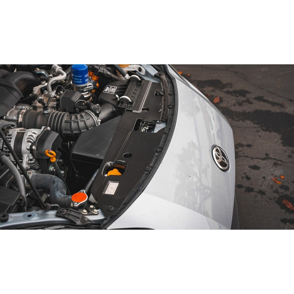 Carbon Fiber Toyota GR86 / Subaru BRZ Radiator Cooling Plate 2022+-Cooling Plate-Grocery Getter Performance