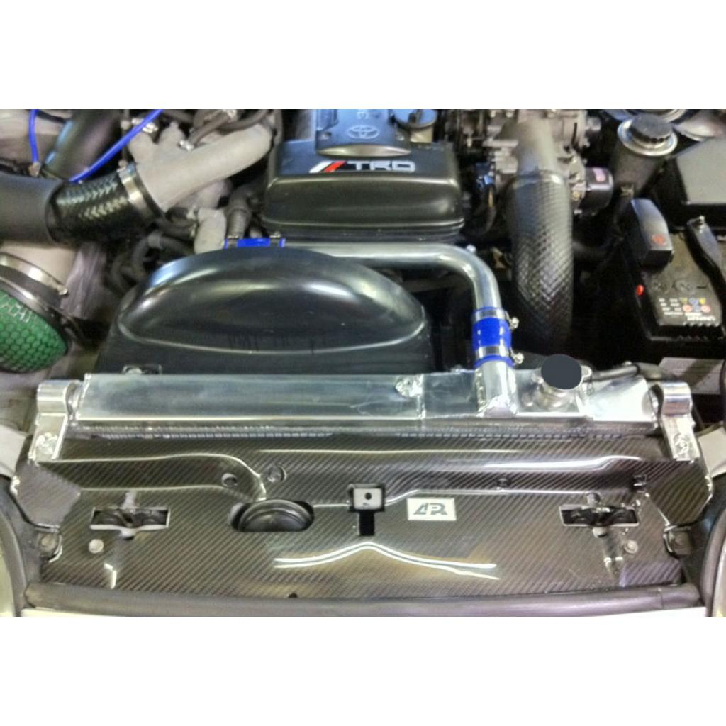 Carbon Fiber Toyota Supra Radiator Cooling Plate 1993-2002-Cooling Plate-Grocery Getter Performance