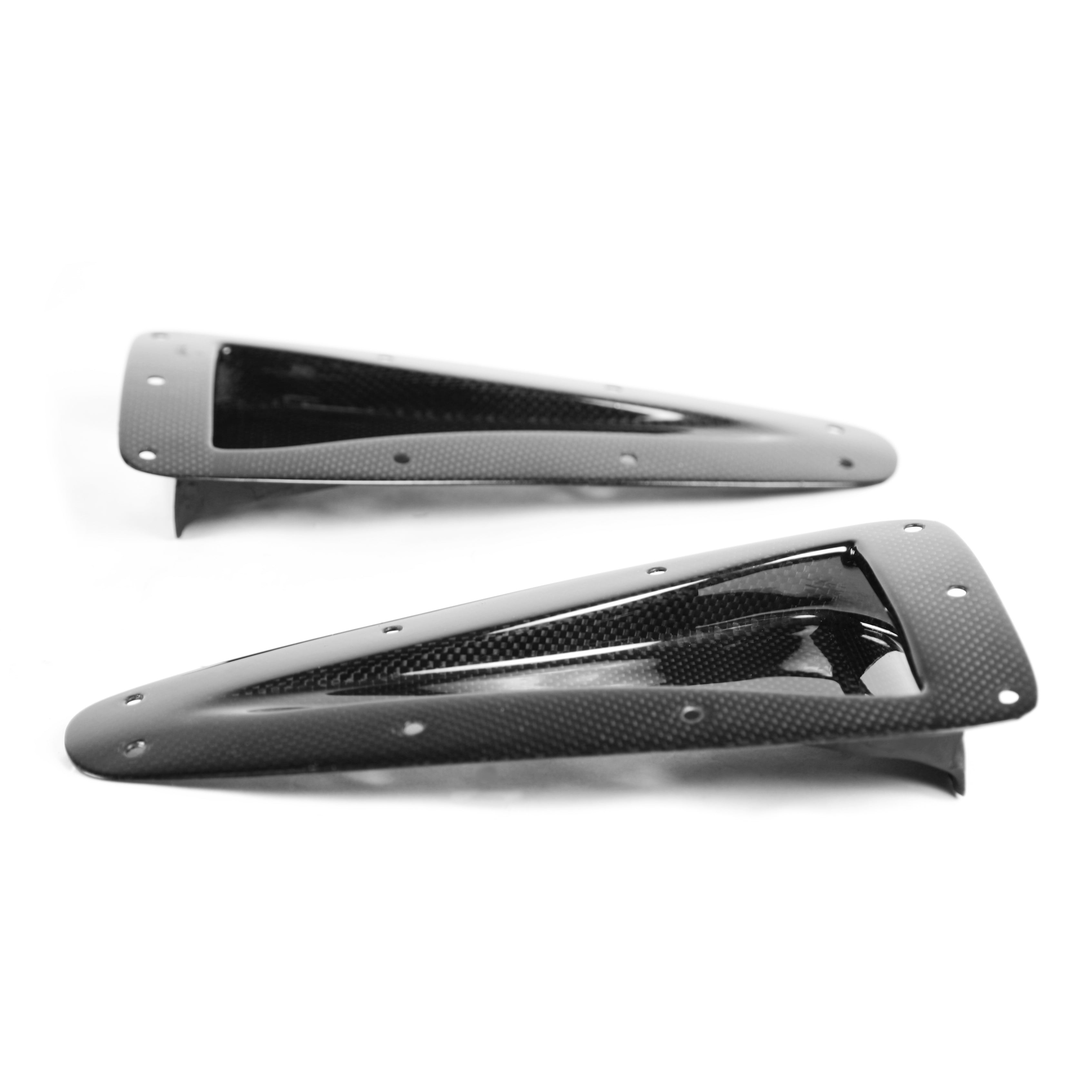 Carbon Fiber Universal Fitment Curved NACA Ducts-Air ducts-Grocery Getter Performance