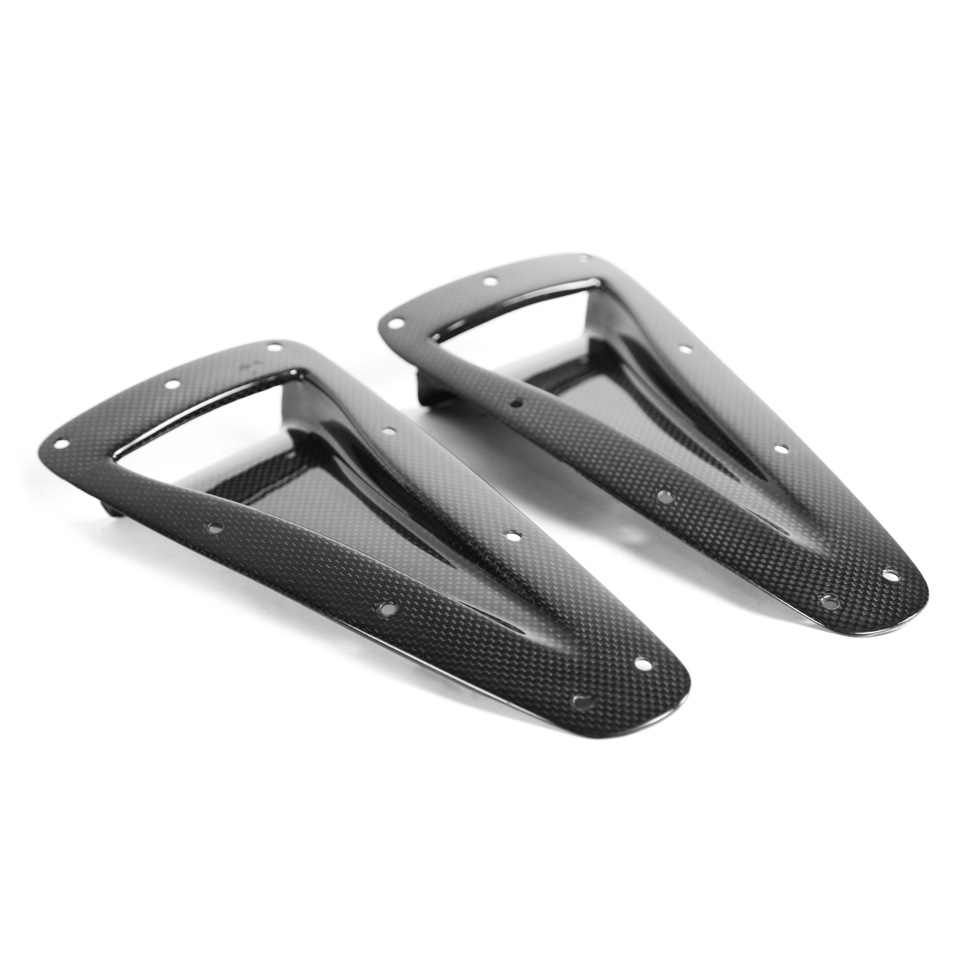 Carbon Fiber Universal Fitment Curved NACA Ducts-Air ducts-Grocery Getter Performance