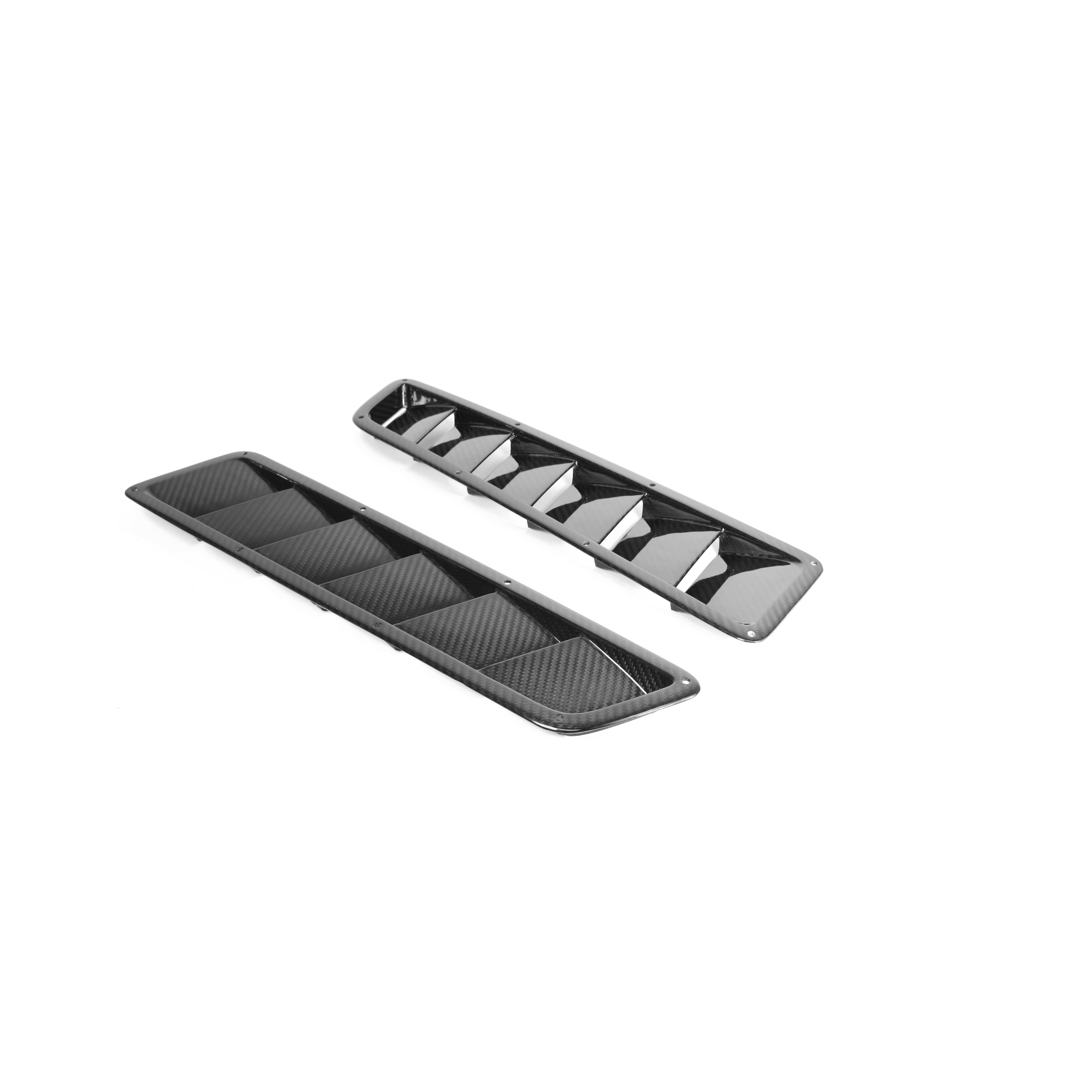 Carbon Fiber Universal Fitment Hood Vents, Long-Hood Vent-Grocery Getter Performance