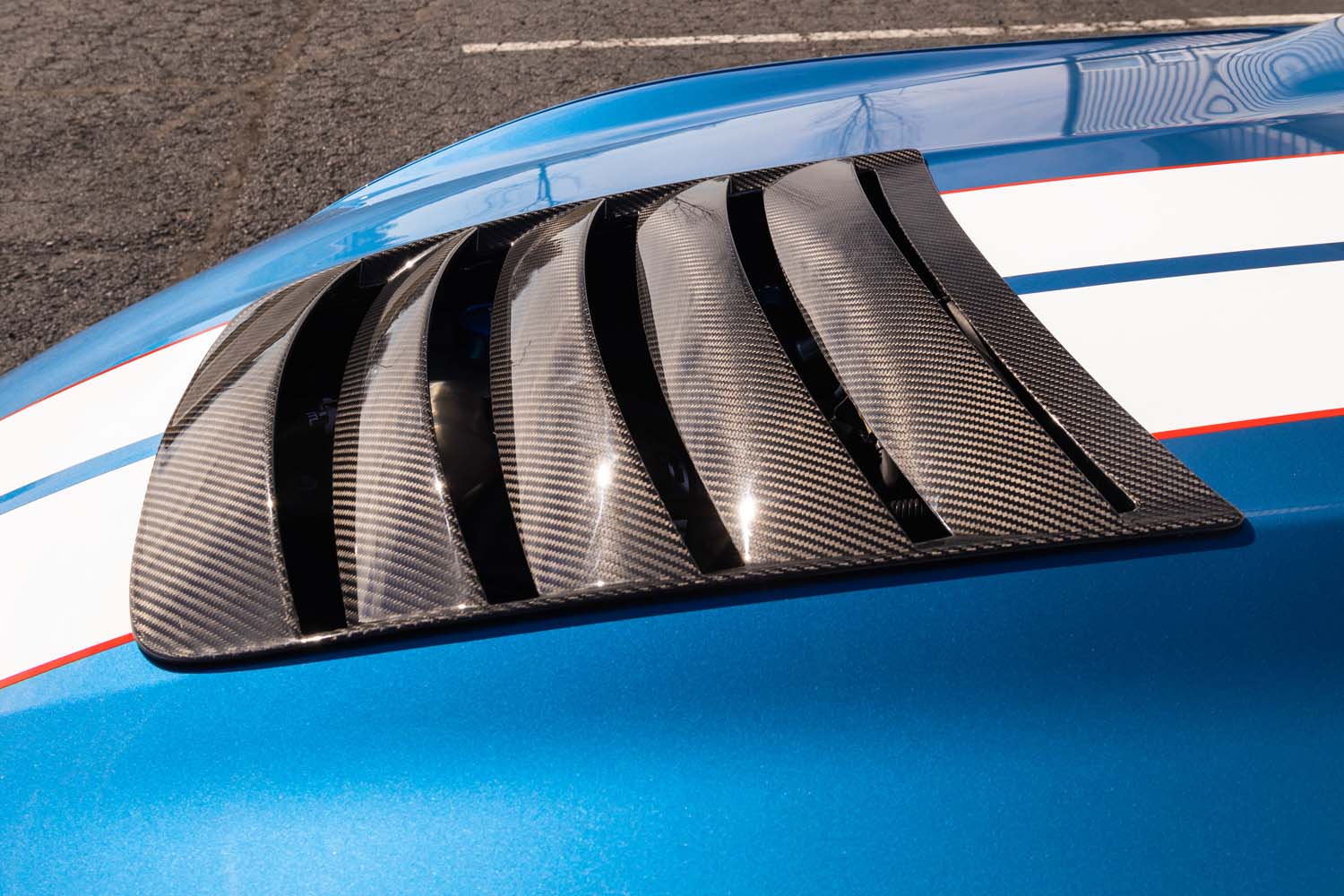 Carbon Hood Louver Kit - Ford GT350 (BLEM)