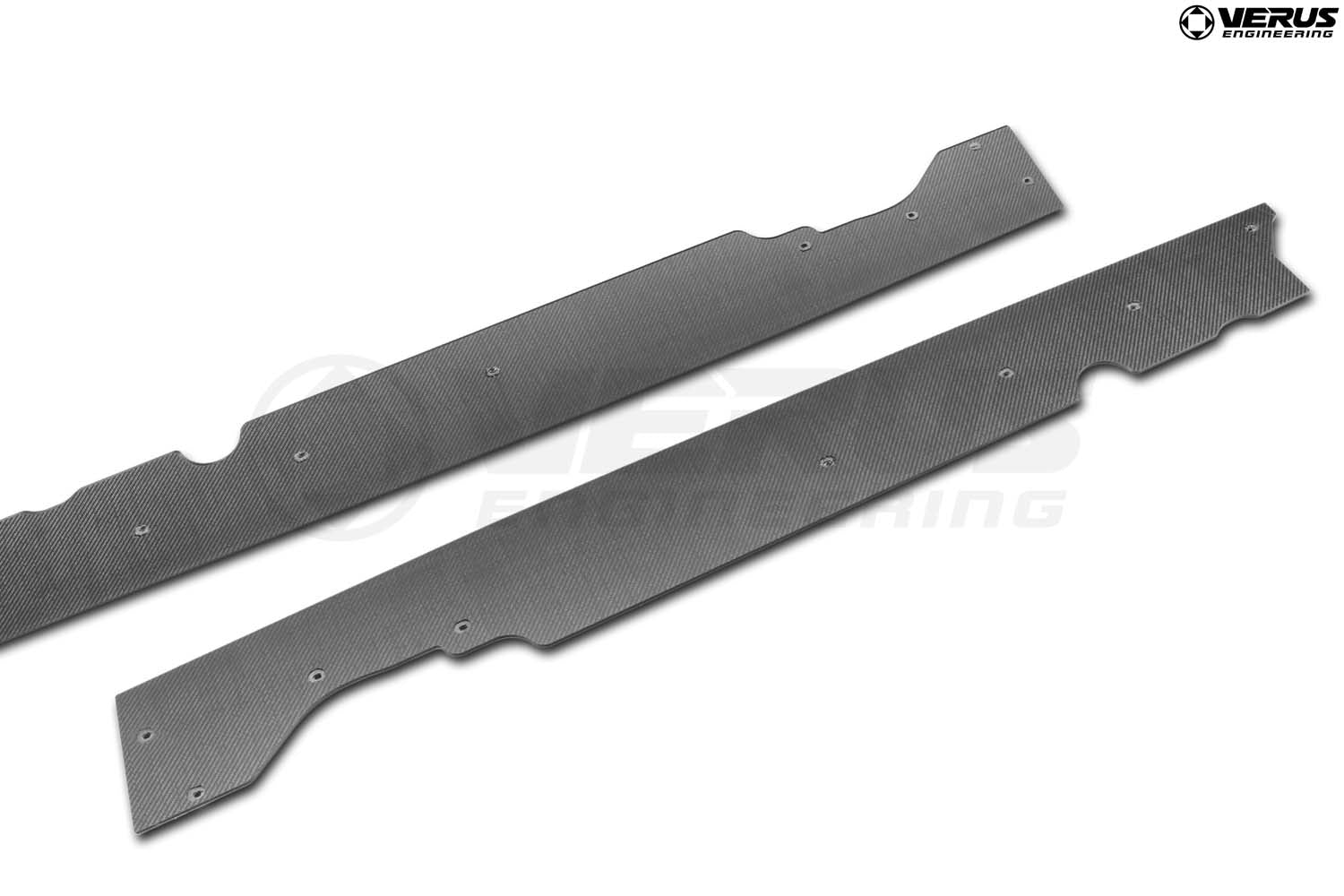 Carbon Polyweave Side Splitter Kit - Corvette Stingray (C8)-Grocery Getter Performance
