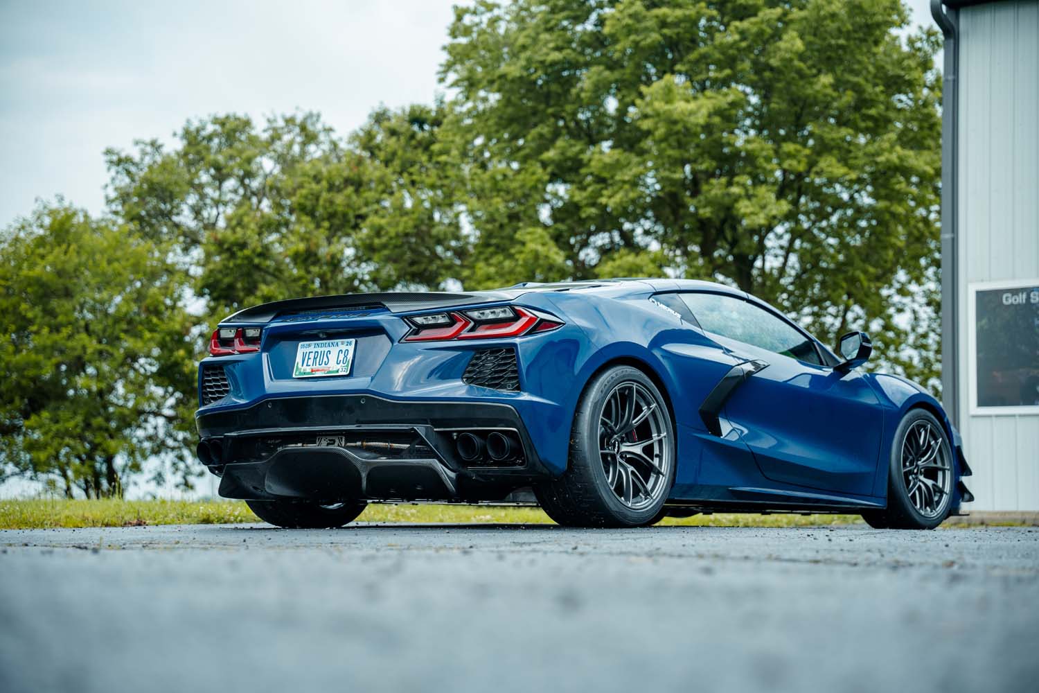 Carbon Rear Diffuser - Corvette Stingray (C8)-Grocery Getter Performance