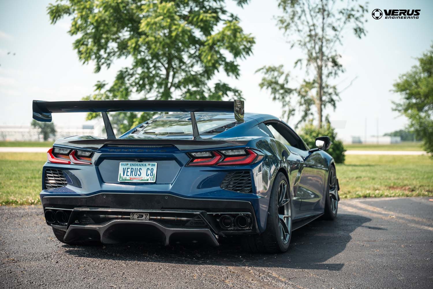 Carbon Rear Diffuser - Corvette Stingray (C8)-Grocery Getter Performance