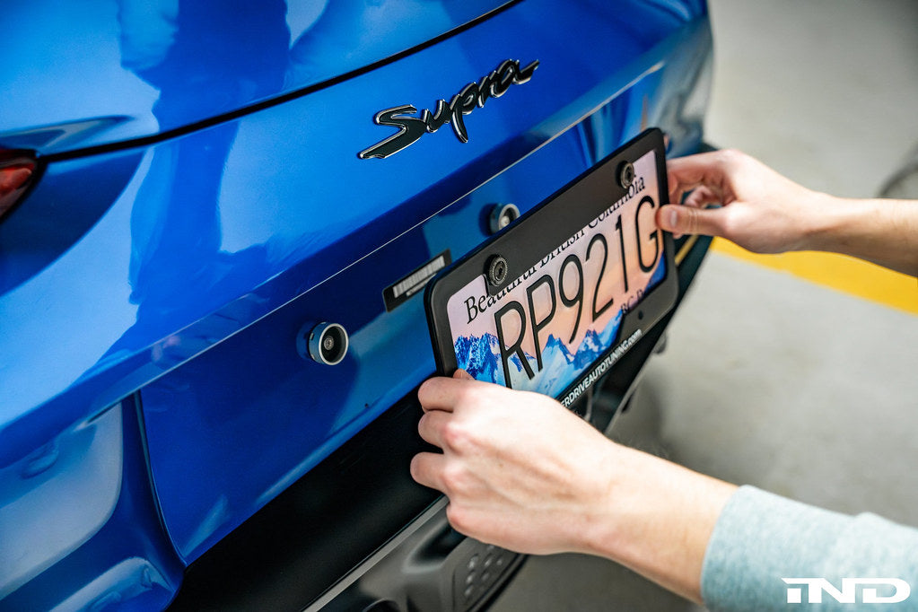 Carbonex A9X GR Supra Magnetic Rear License Plate Mount-Exterior-Grocery Getter Performance