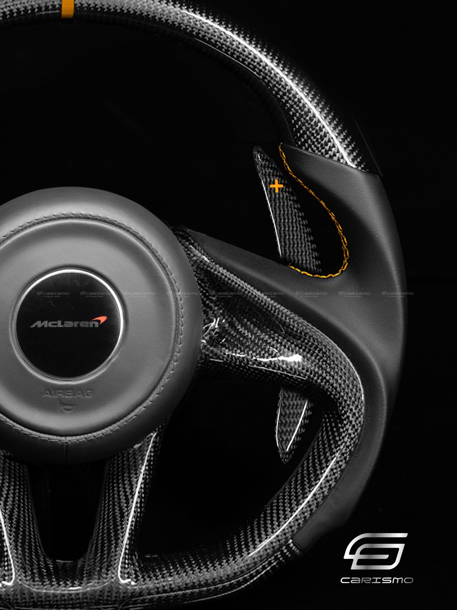 Carismo Shift Paddles for McLaren Super Series and Sports Series Steering Wheels