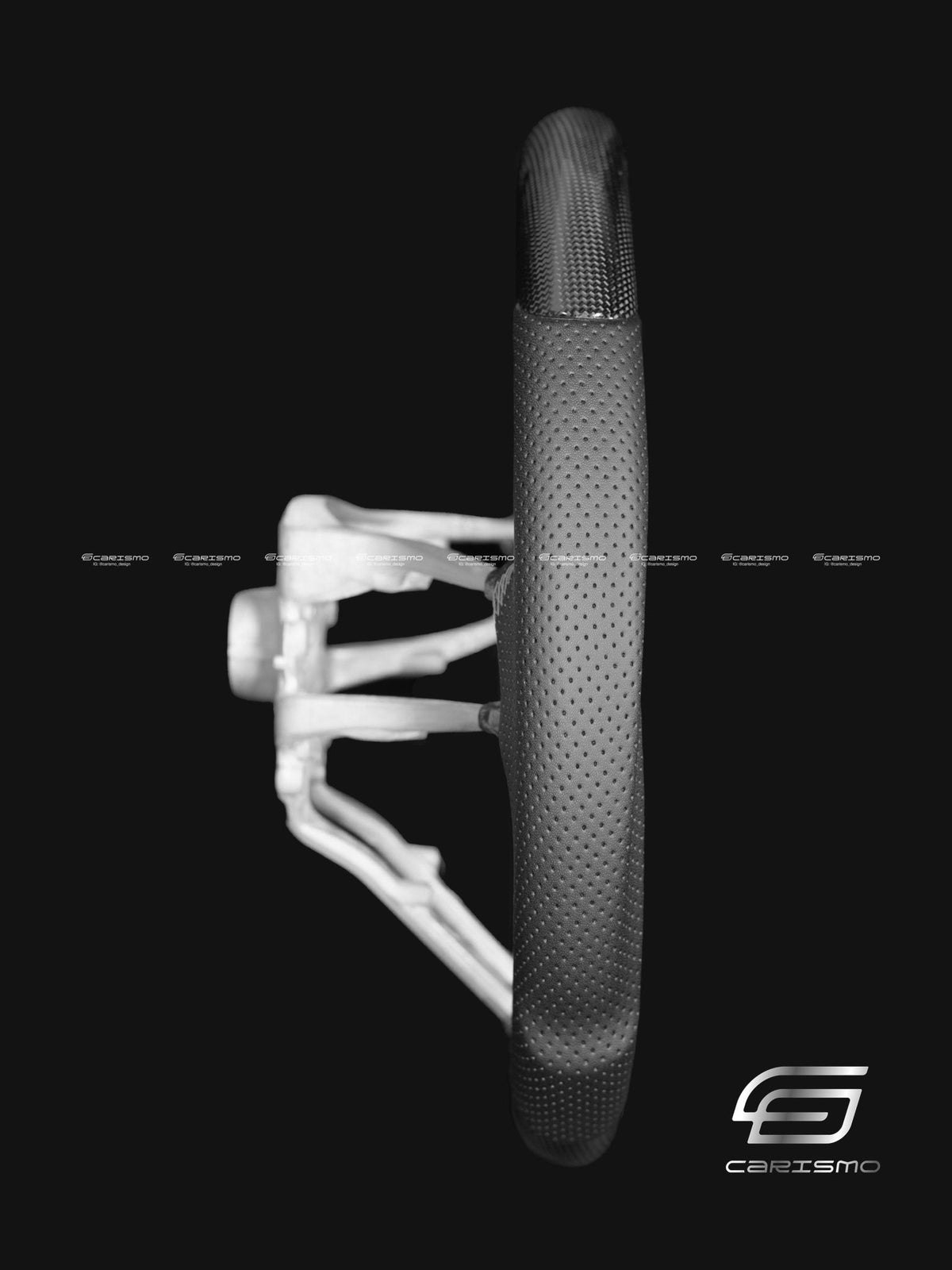 Carismo Steering Wheel For Audi (C8 Wheel) - Sport - Gloss Carbon - Perforated Leather