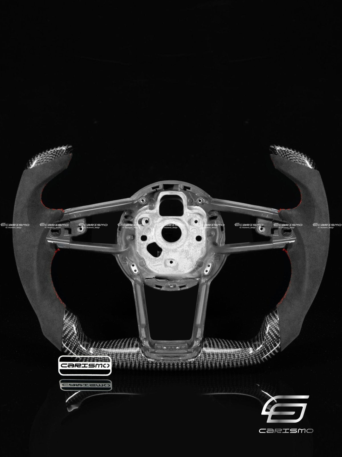 Carismo Steering Wheel For Audi R8 (Gen 2) - F1 Competition - Gloss Carbon - Alcantara
