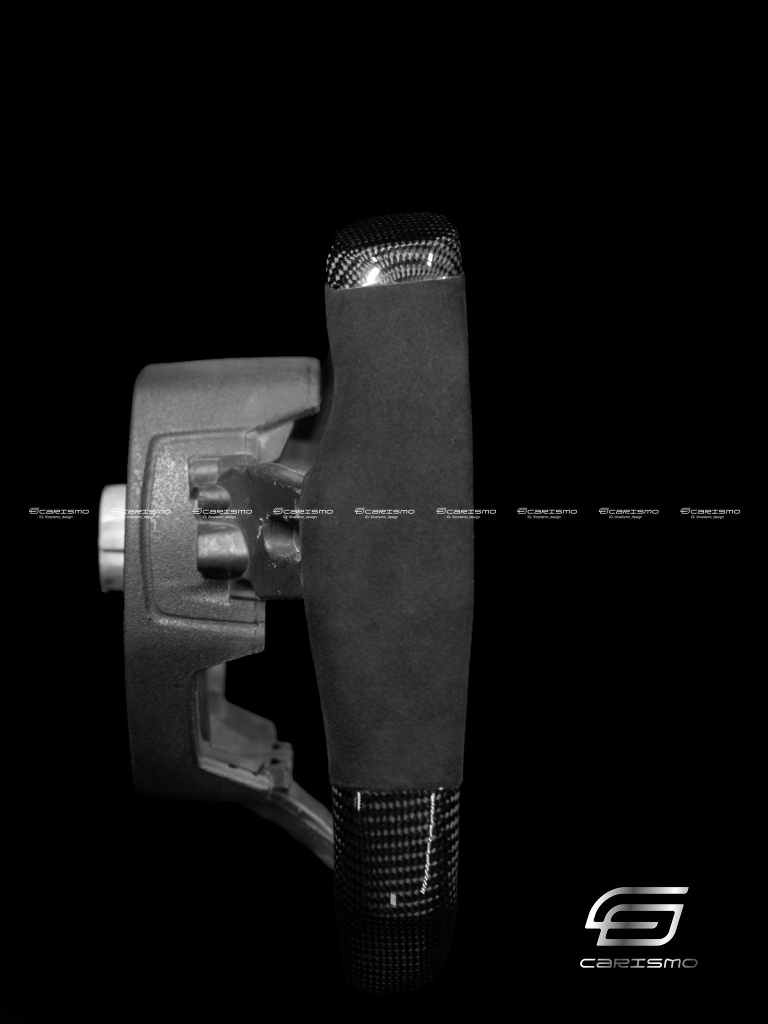 Carismo Steering Wheel For BMW G-Series (M Performance Wheels) - F1 Competition - Gloss Carbon - Alcantara