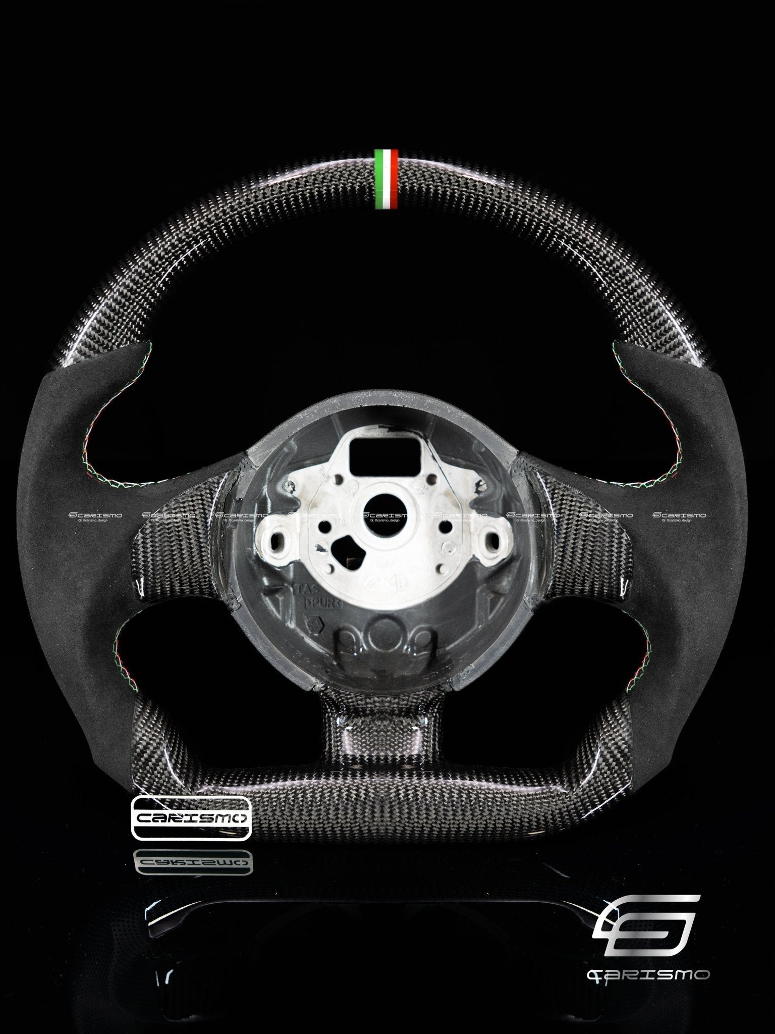 Carismo Steering Wheel For Lamborghini Gallardo - Sport - Gloss Carbon - Alcantara
