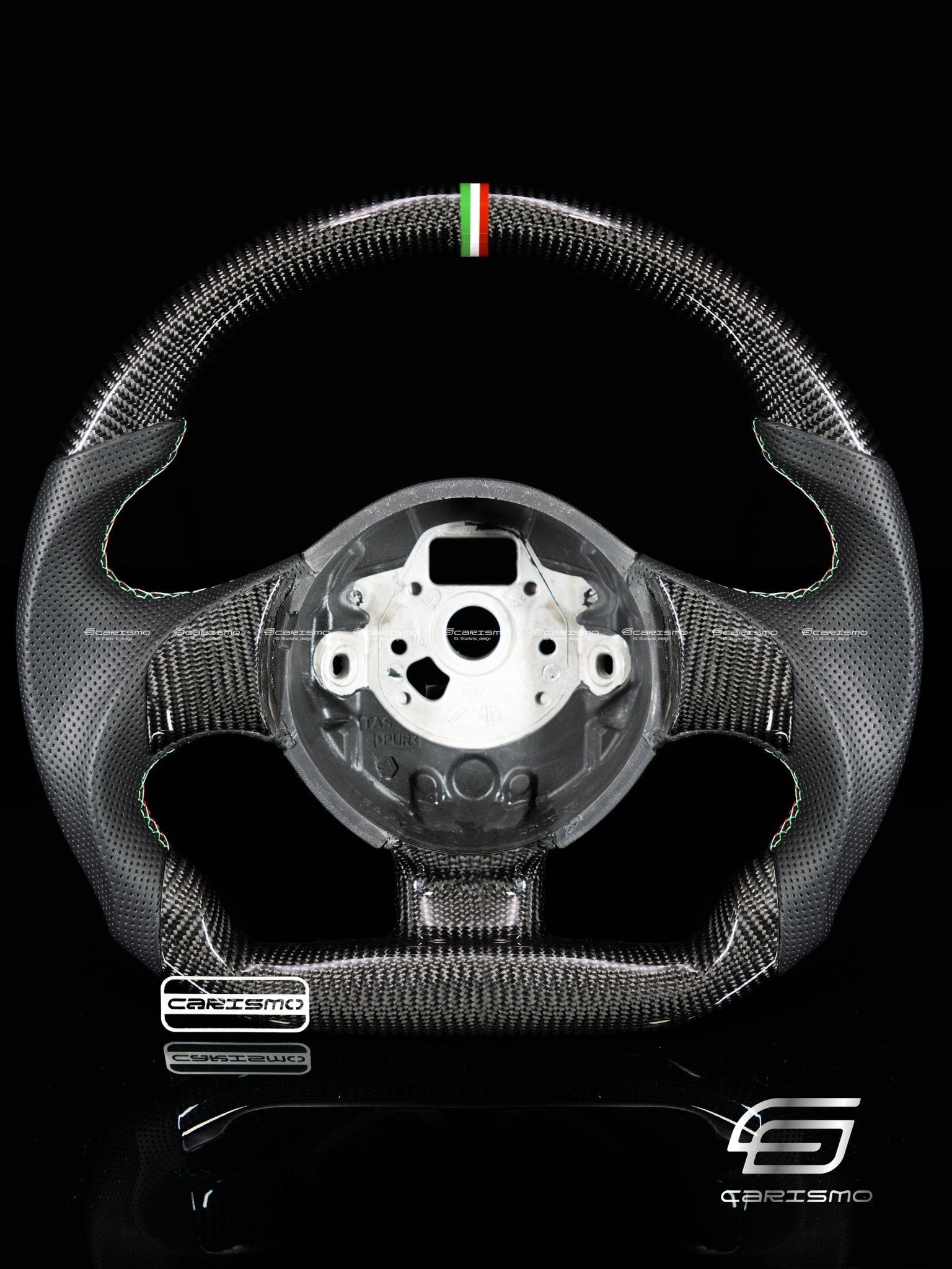 Carismo Steering Wheel For Lamborghini Gallardo - Sport - Gloss Carbon - Perforated Leather