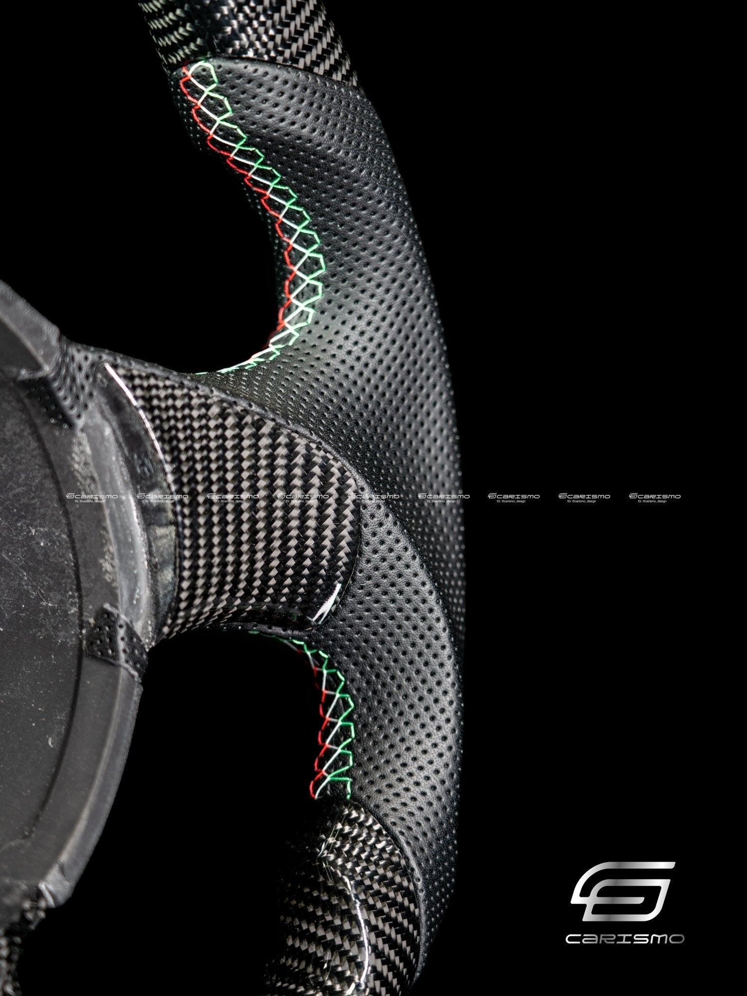Carismo Steering Wheel For Lamborghini Gallardo - Sport - Gloss Carbon - Perforated Leather