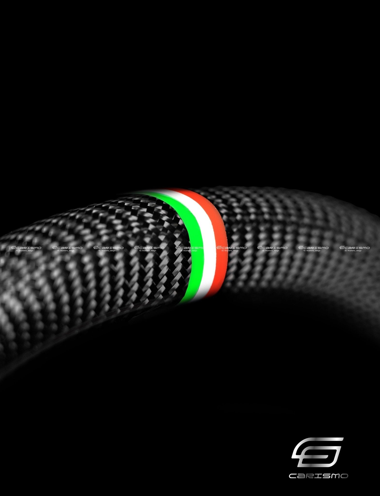 Carismo Steering Wheel For Lamborghini Gallardo - Sport - Gloss Carbon - Perforated Leather