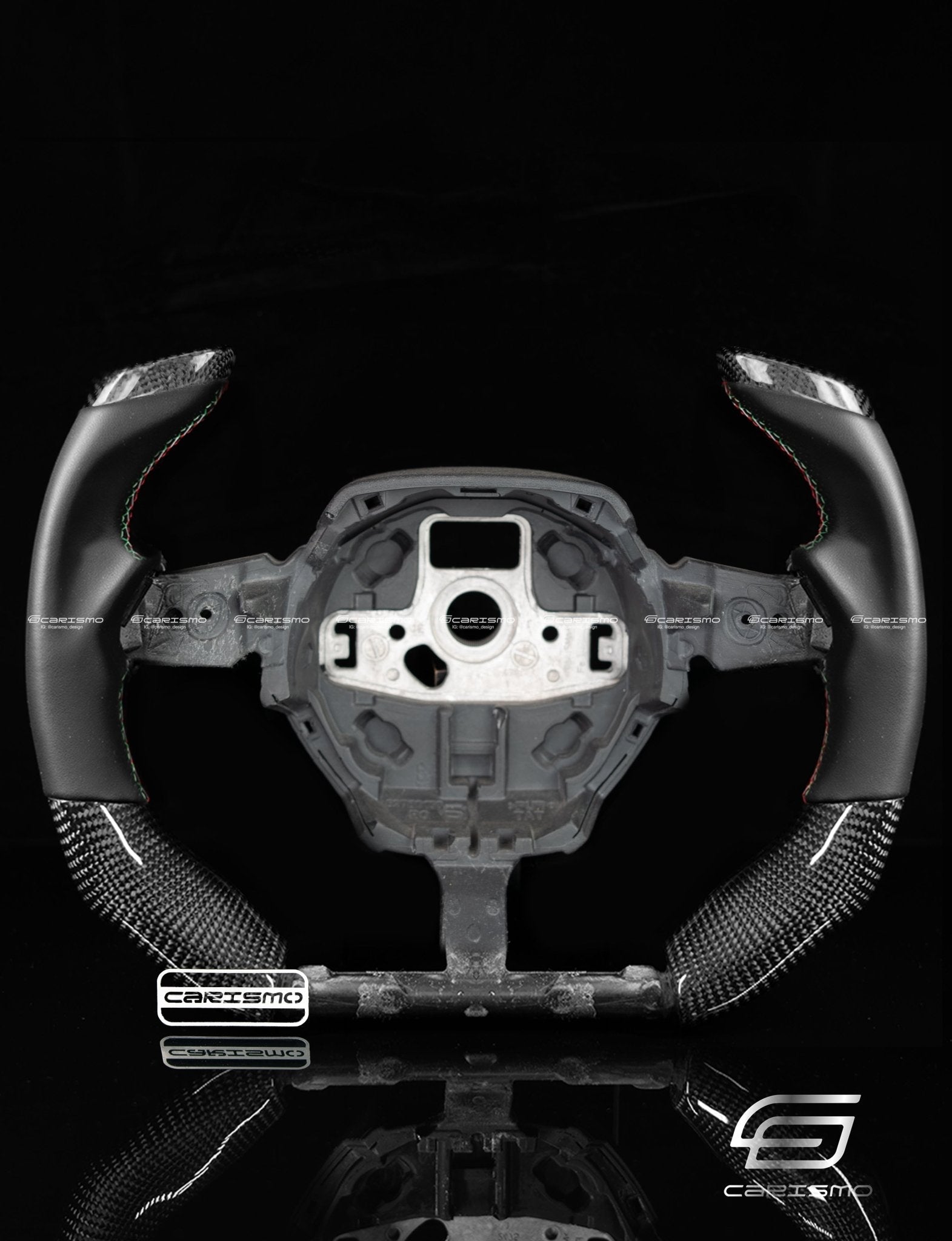 Carismo Steering Wheel For Lamborghini Huracan - F1 Competition - Gloss Carbon - Smooth Leather