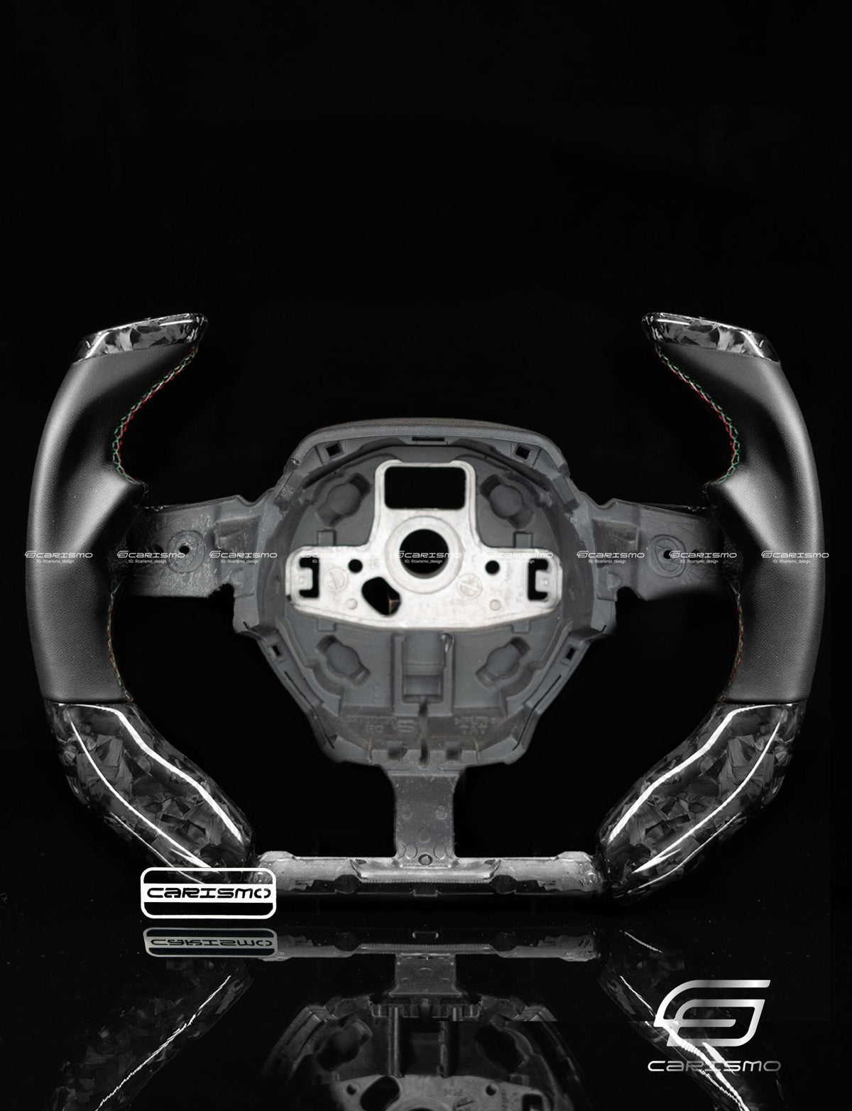 Carismo Steering Wheel For Lamborghini Huracan - F1 Competition - Gloss Forged Carbon - Smooth Leather
