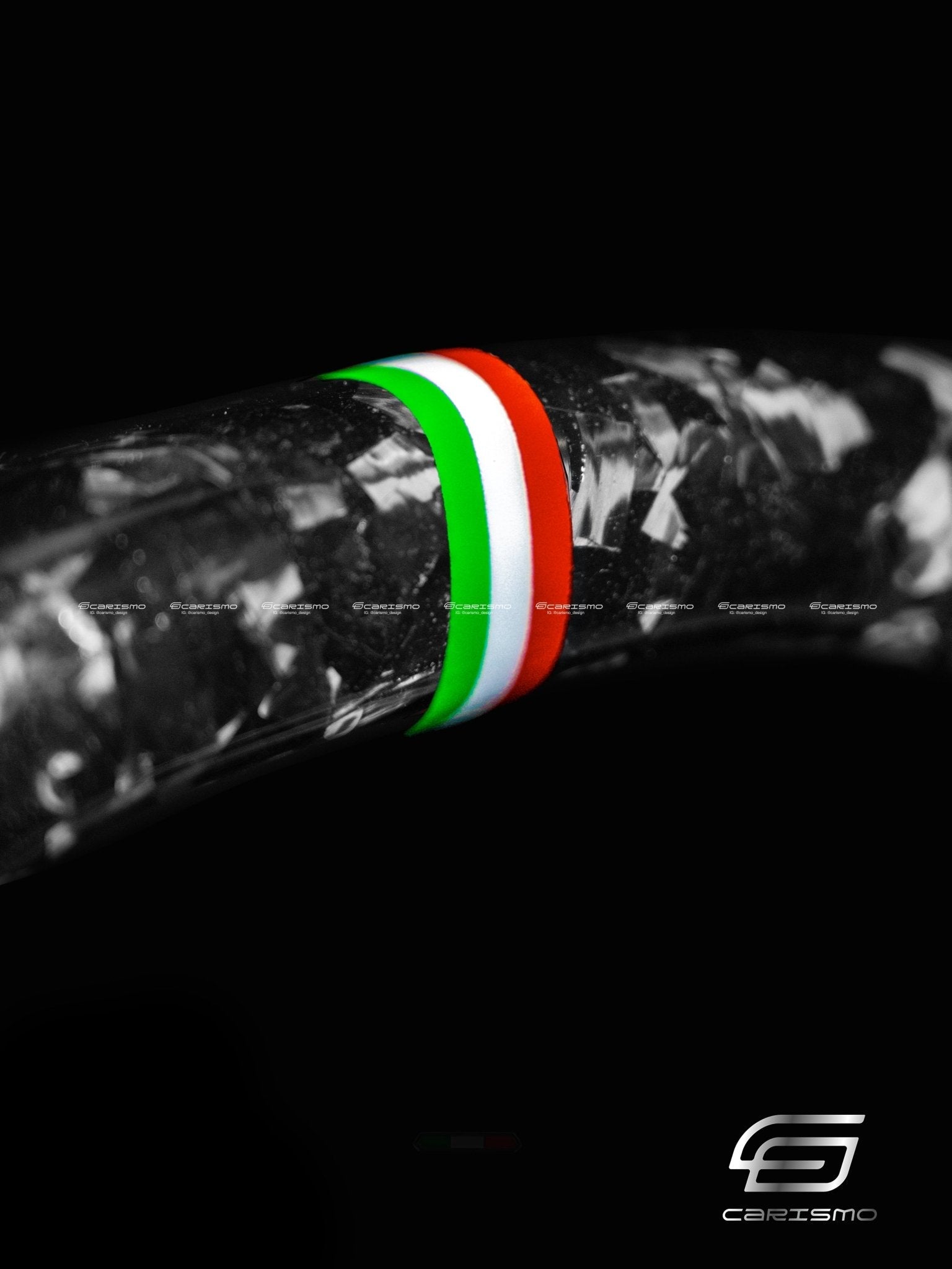 Carismo Steering Wheel For Lamborghini Huracan - Signature - Gloss Forged Carbon - Alcantara