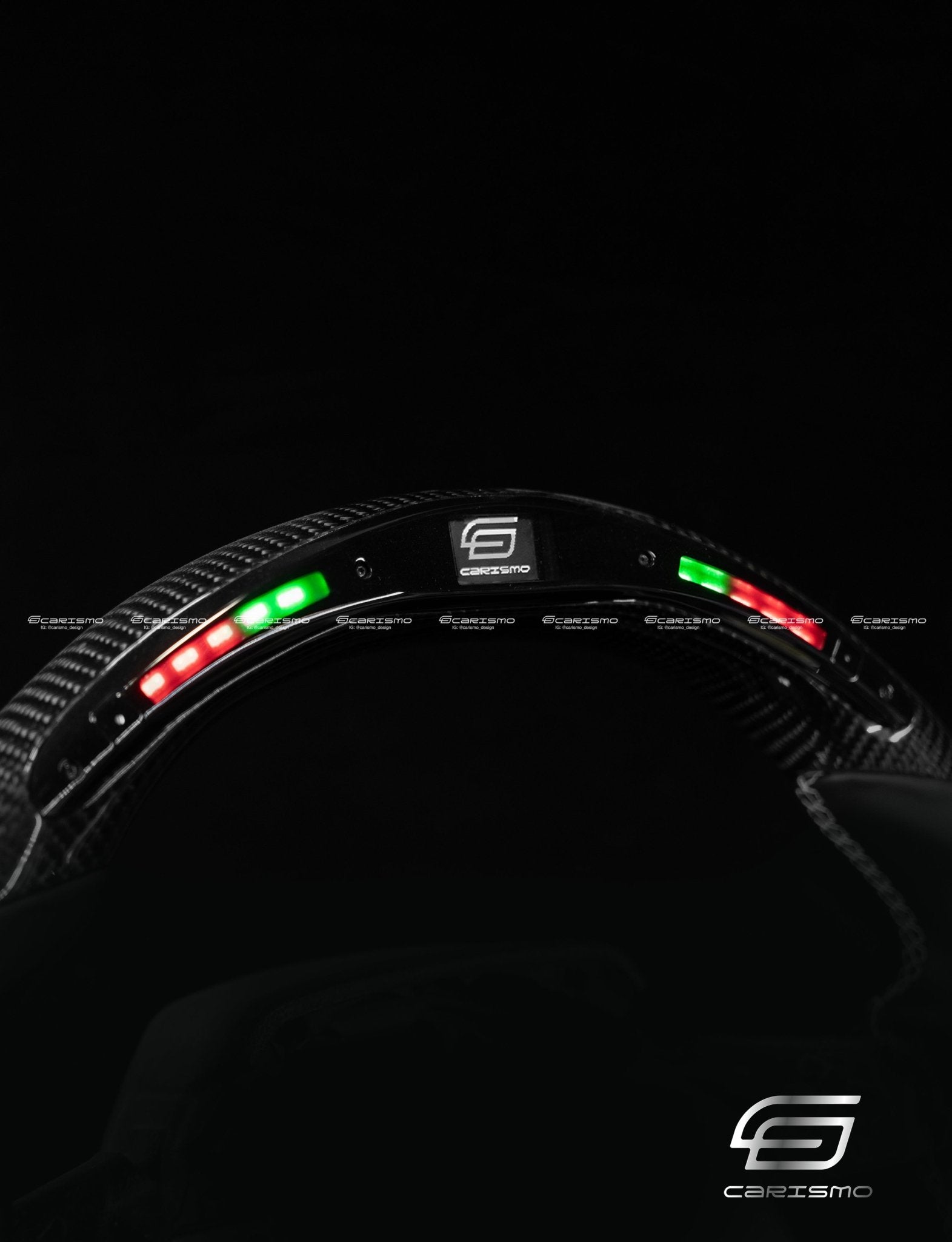 Carismo Steering Wheel For Lamborghini Urus - Classic RPM LED - Gloss Carbon - Perforated Leather
