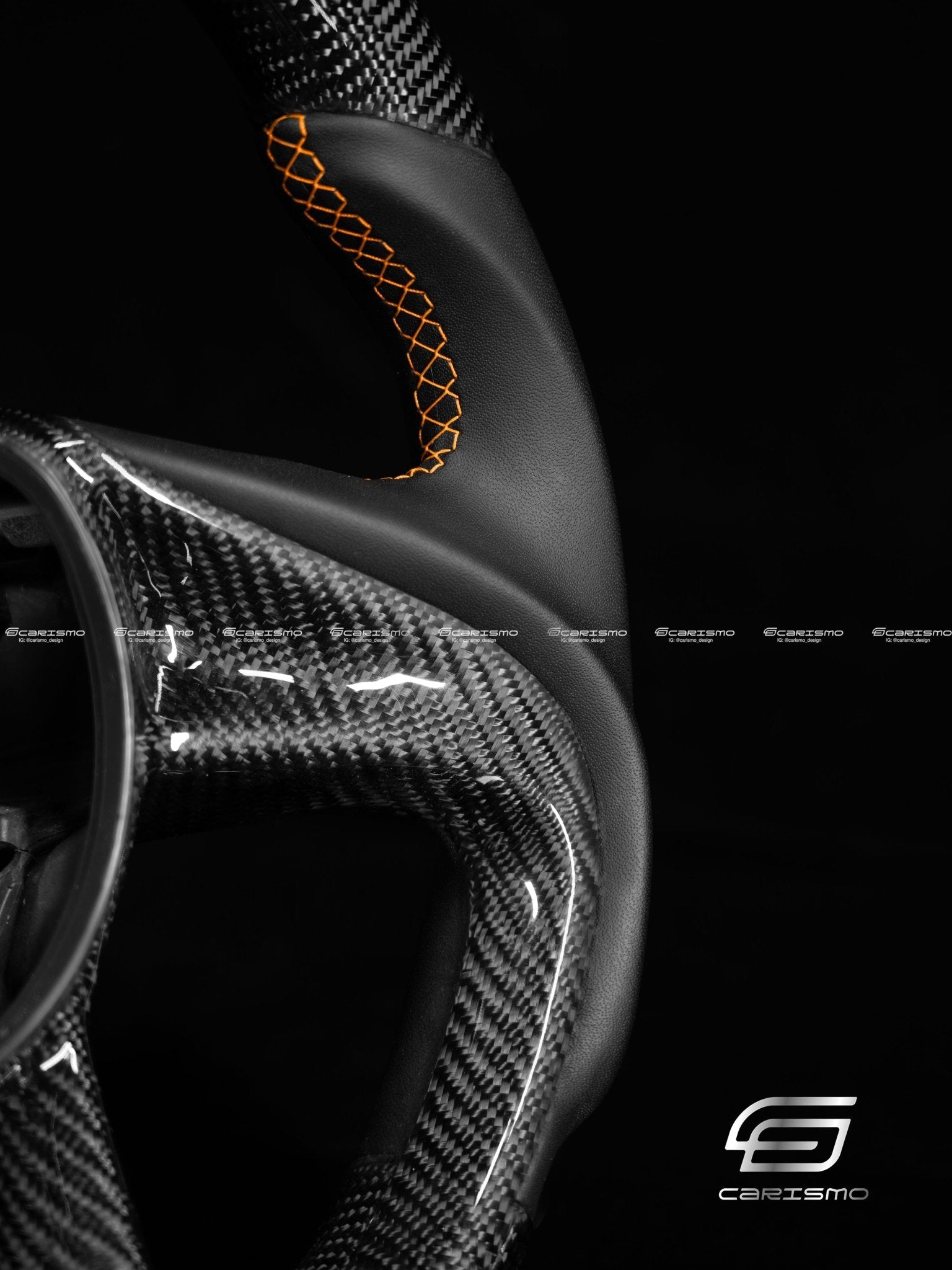 Carismo Steering Wheel For McLaren Super Series - Sport - Gloss Carbon - Smooth Leather