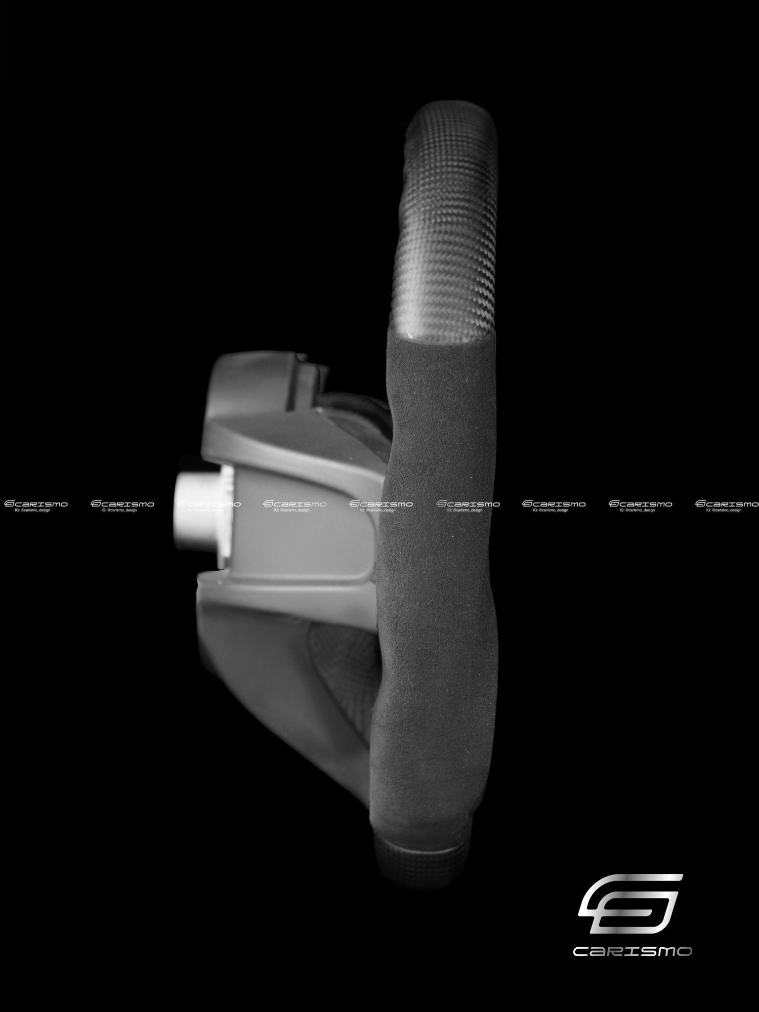Carismo Steering Wheel For McLaren Super Series - Sport - Matte Carbon - Alcantara