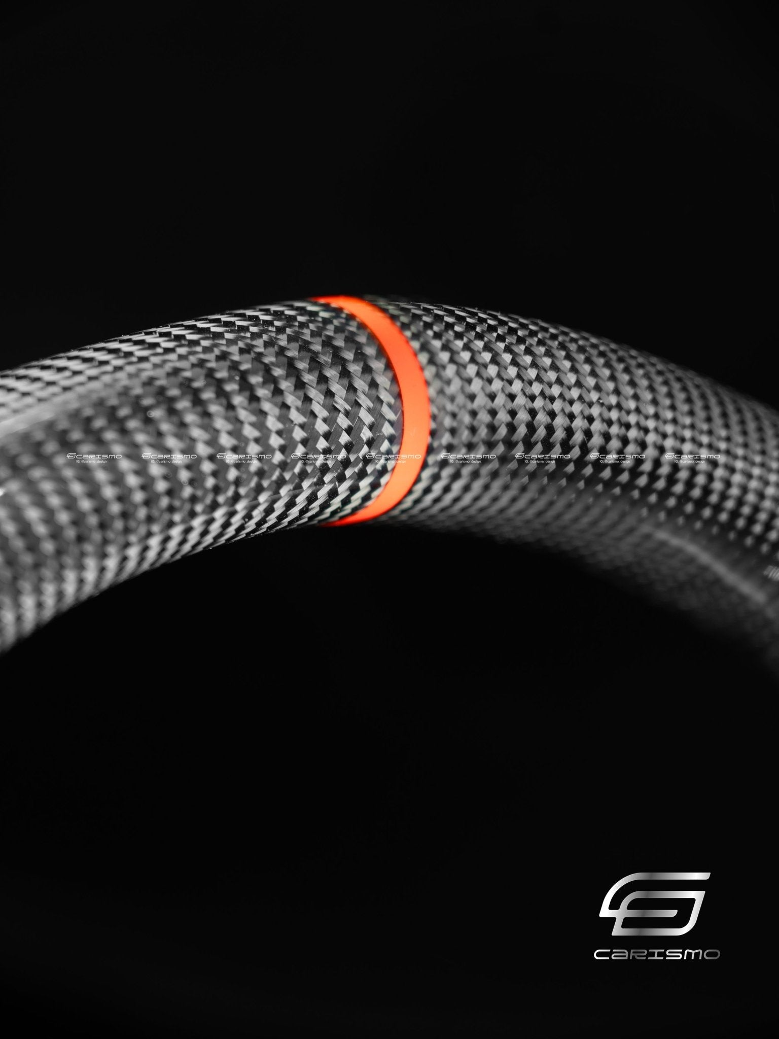 Carismo Steering Wheel For Porsche (991.2 Wheel) - Sport - Gloss Plain Carbon - Perforated Leather