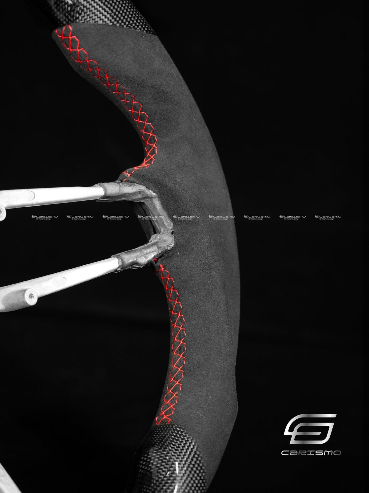 Carismo Steering Wheel For Porsche (992.1 Wheel) - Sport - Gloss Plain Carbon - Alcantara
