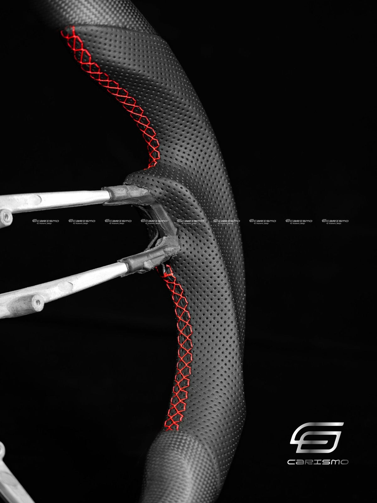 Carismo Steering Wheel For Porsche (992.1 Wheel) - Sport - Matte Plain Carbon - Perforated Leather