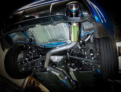 RACING MUFFLER ZN6/ZC6 SINGLE