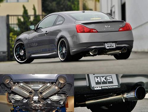 FULL DUAL MUFFLER G37 COUPE VQ37
