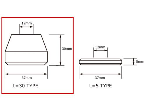 BUMP RUBBER (L=30)