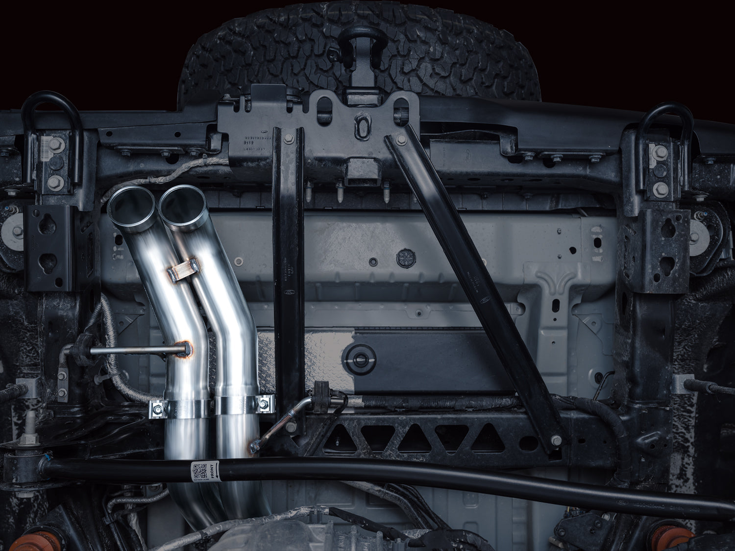 AWE SwitchPath Exhaust for Ford Bronco Raptor - Dual BashGuards