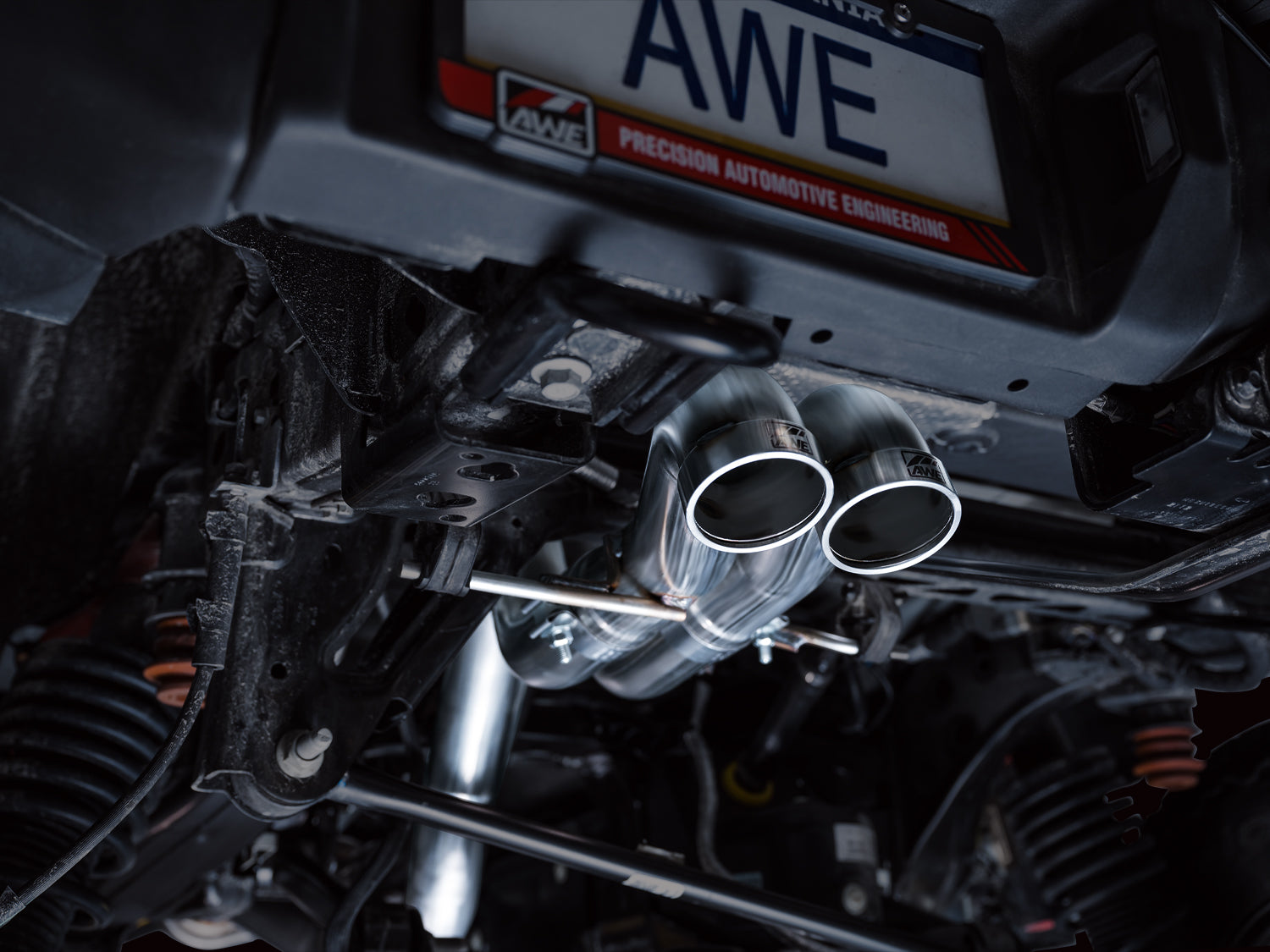 AWE SwitchPath Exhaust for Ford Bronco Raptor - Dual BashGuards