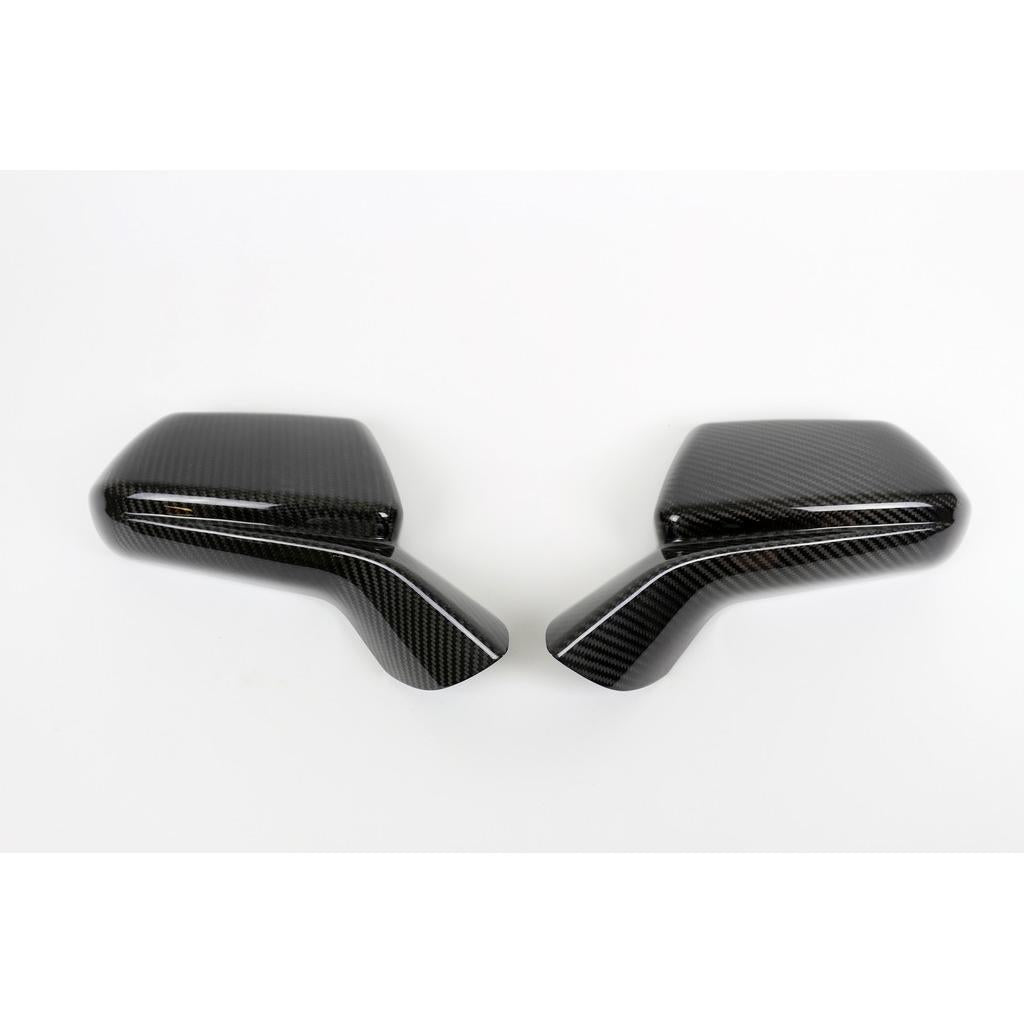Chevrolet Camaro Carbon Fiber Replacement Mirror Covers 2016 - 2024-Mirror Covers-Grocery Getter Performance
